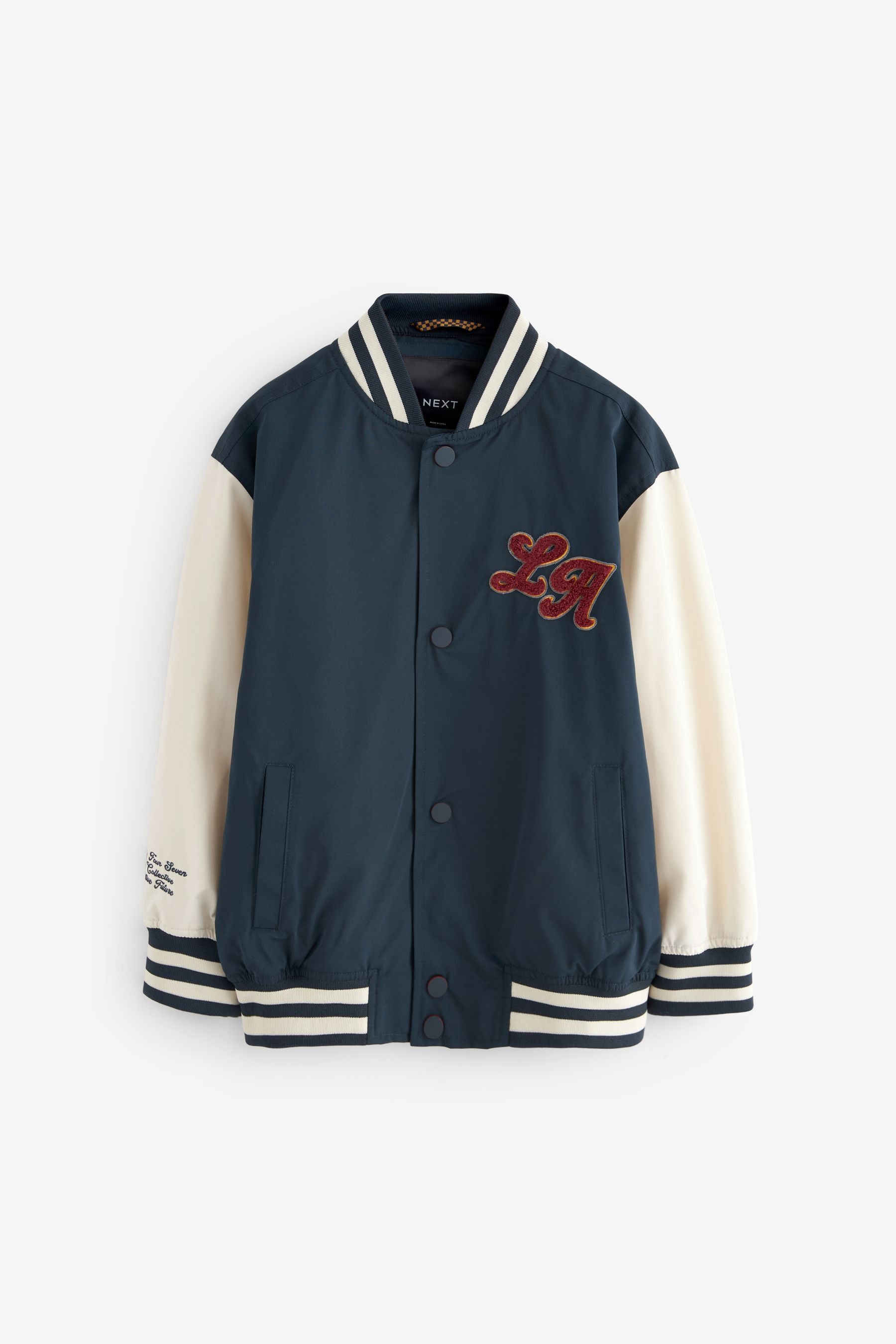 Navy Varsity Bomber Jacket (3-16yrs)