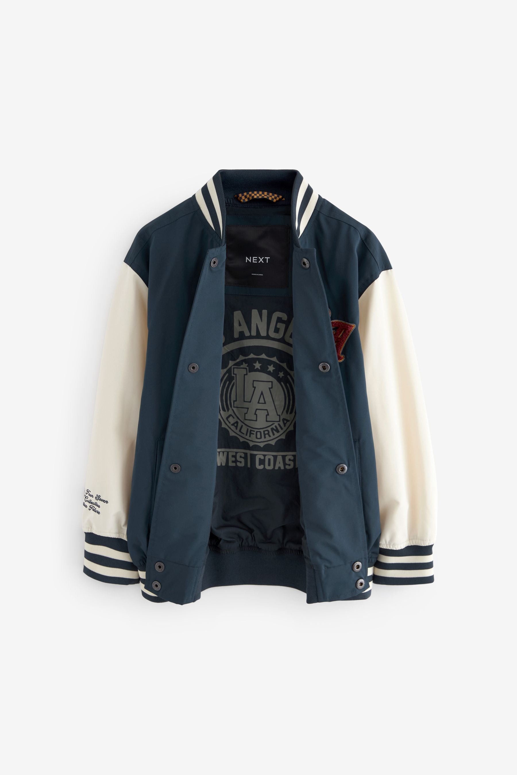 Navy Varsity Bomber Jacket (3-16yrs)