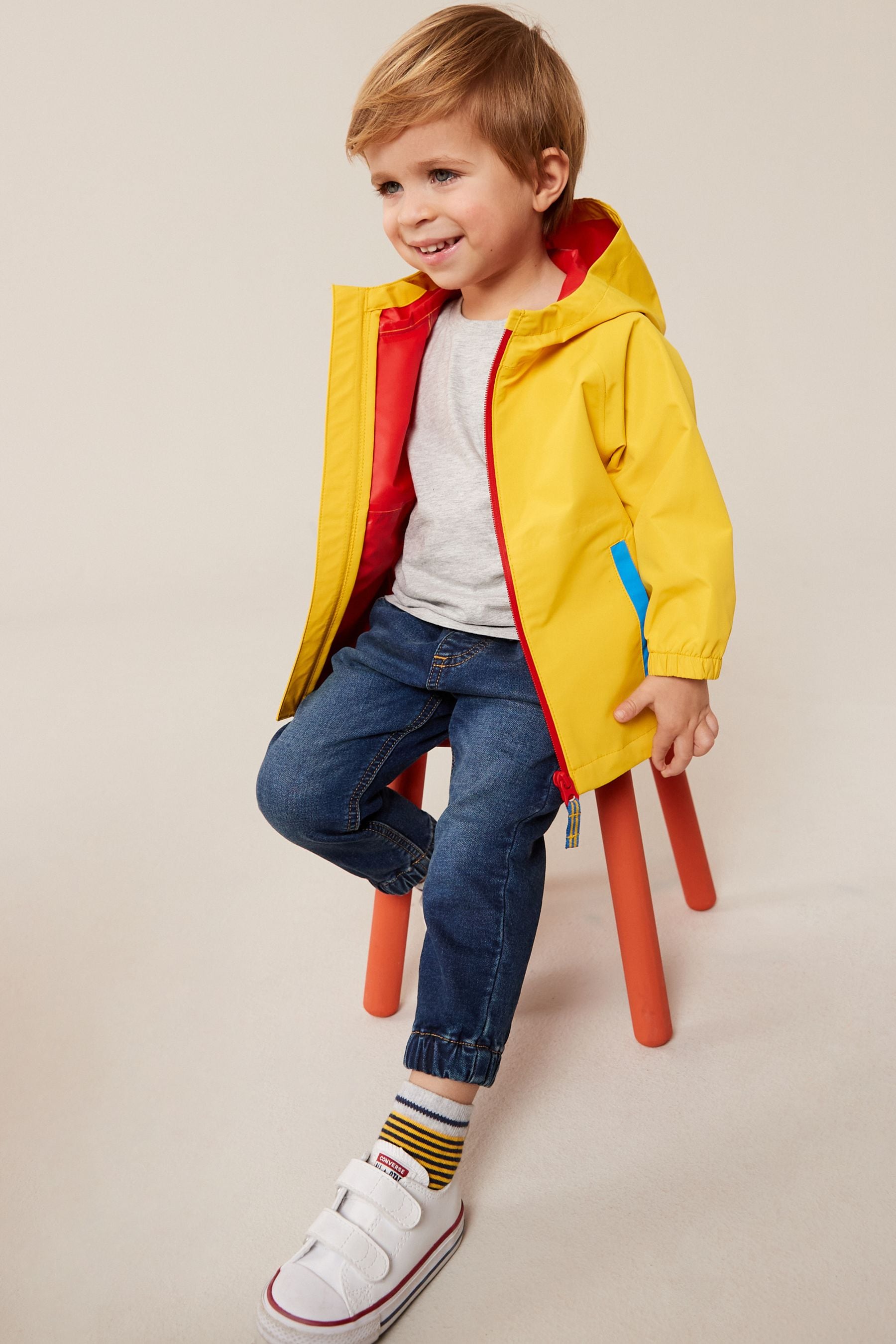 Yellow Waterproof Jacket (3mths-7yrs)