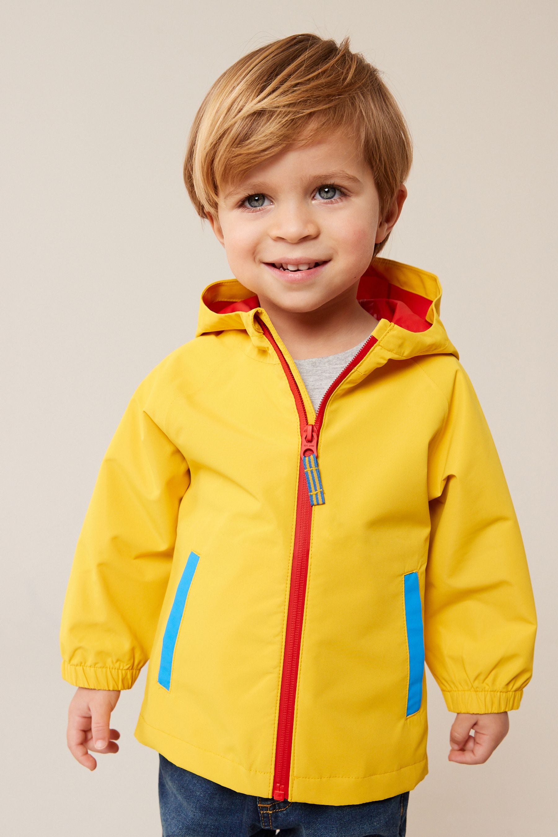 Yellow Waterproof Jacket (3mths-7yrs)