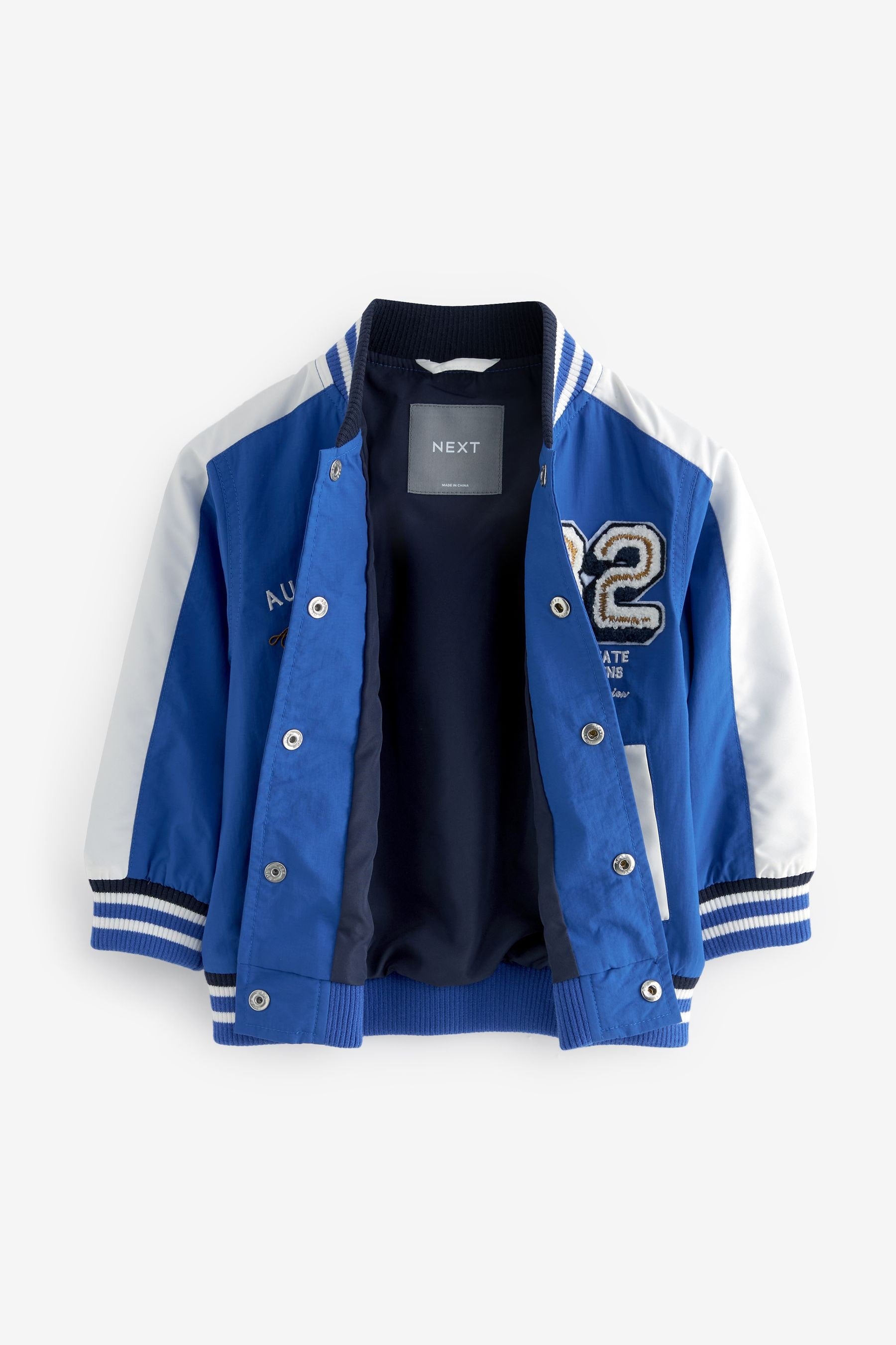 Cobalt Blue Varsity Jacket (3mths-7yrs)