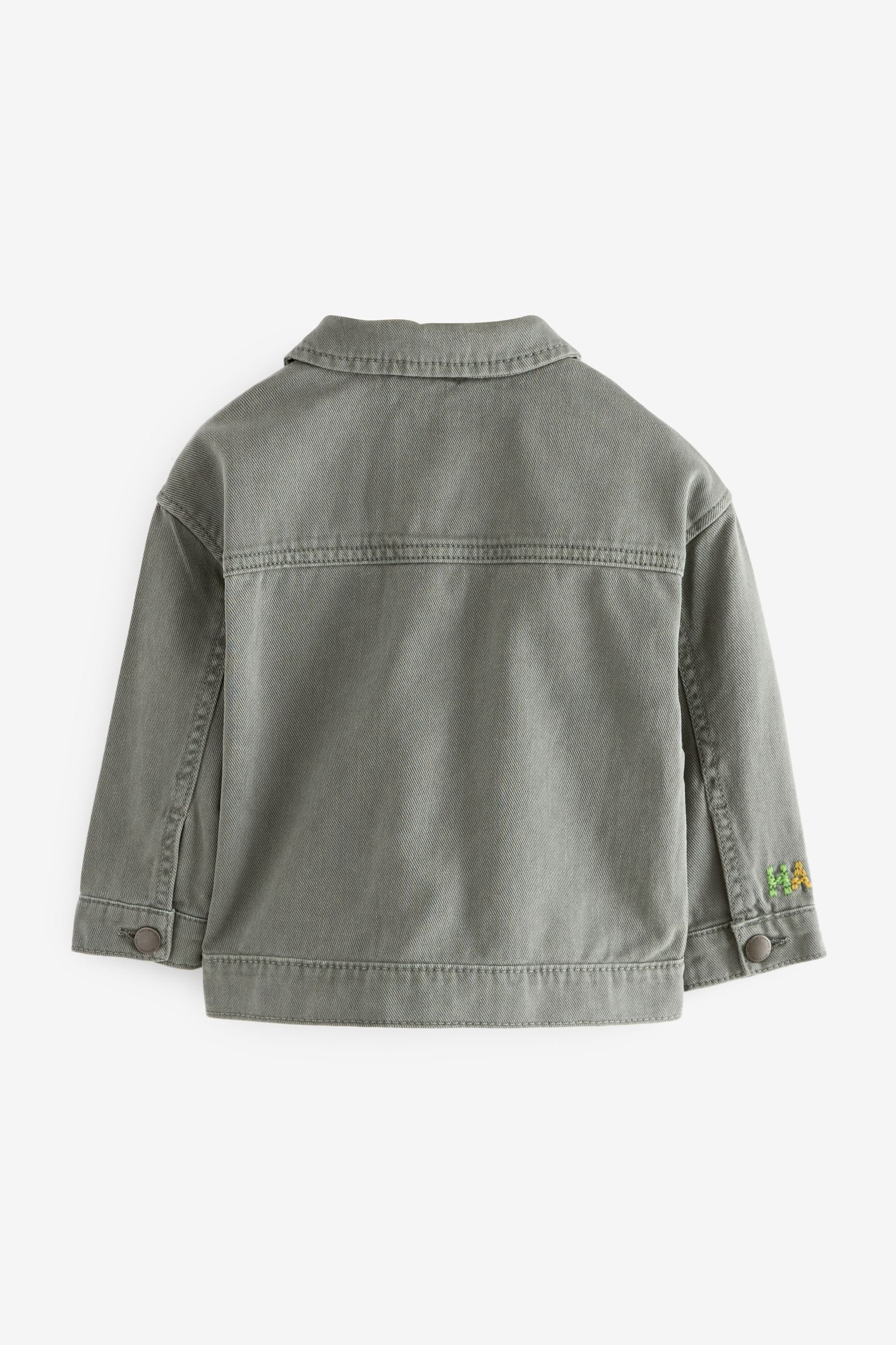 Sage Green 100% Cotton Denim Jacket (3mths-7yrs)