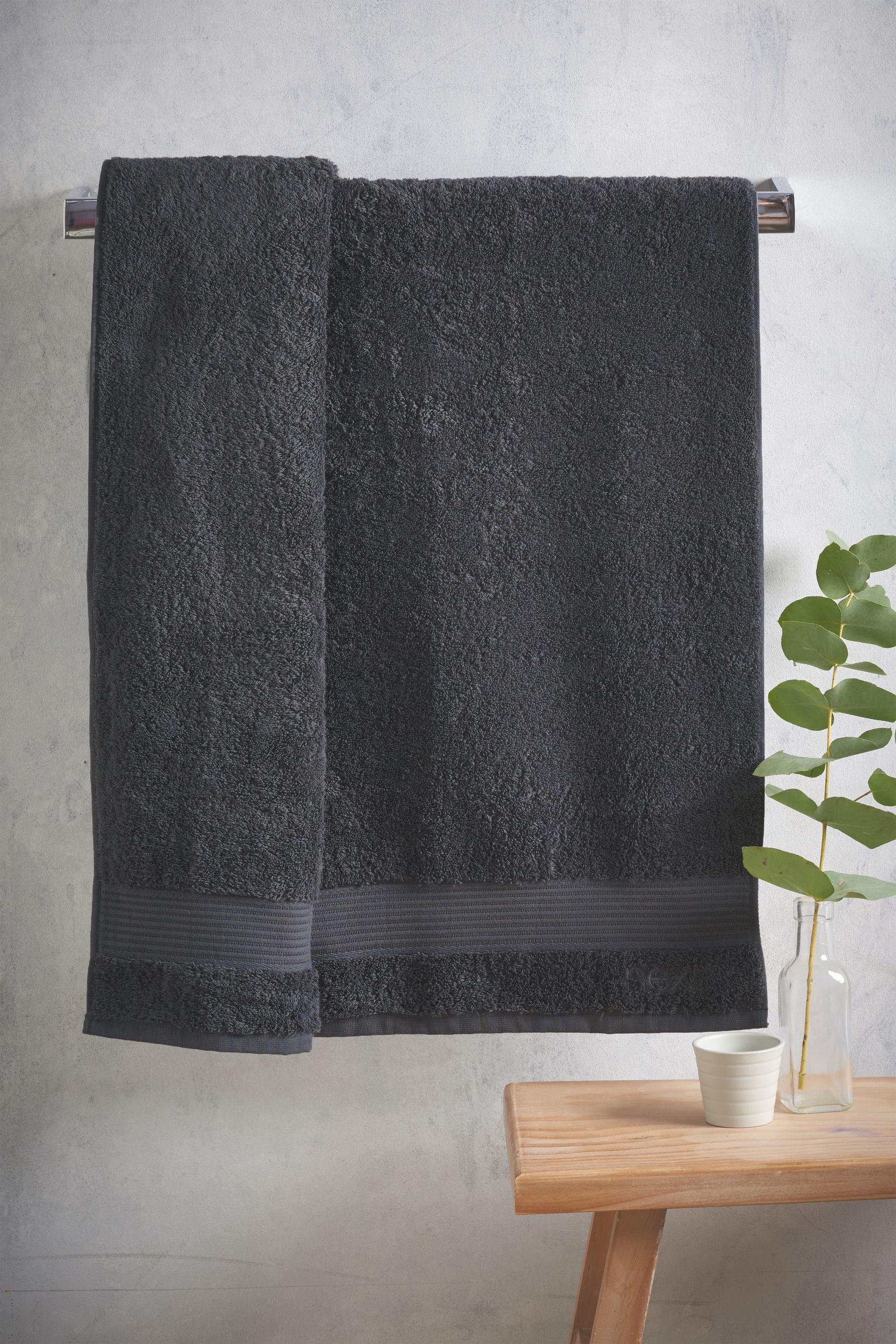 Grey Charcoal Egyptian 100% Cotton Towels