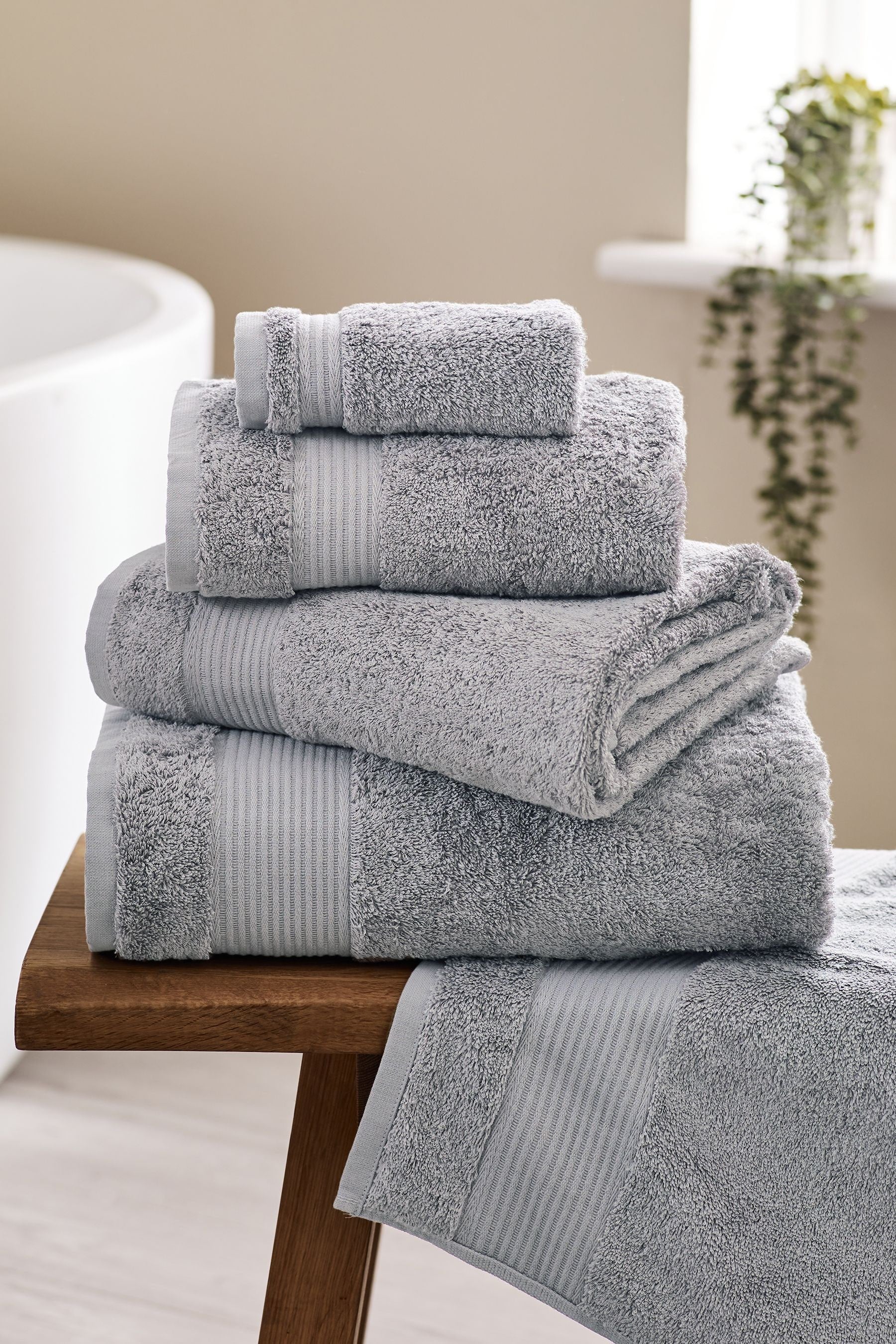 Grey Dove Egyptian 100% Cotton Towels