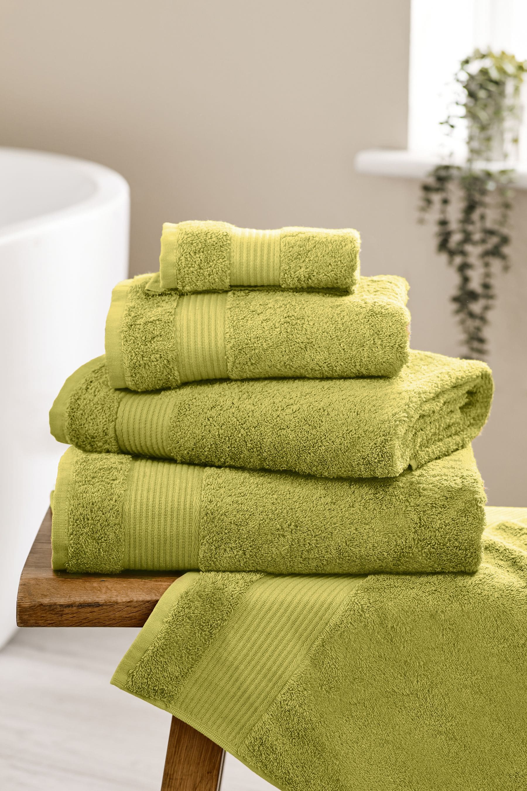 Green Lime Egyptian 100% Cotton Towels