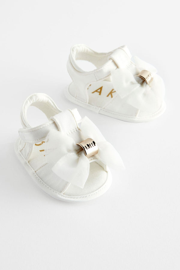 Baker by Ted Baker Baby Girls Bow Padders Sandals