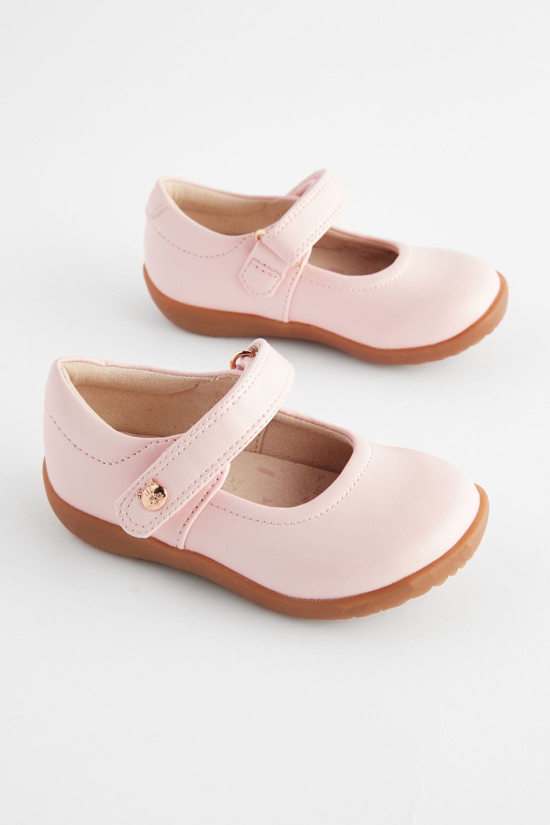 Pink Standard Fit (F) First Walker Mary Jane Shoes