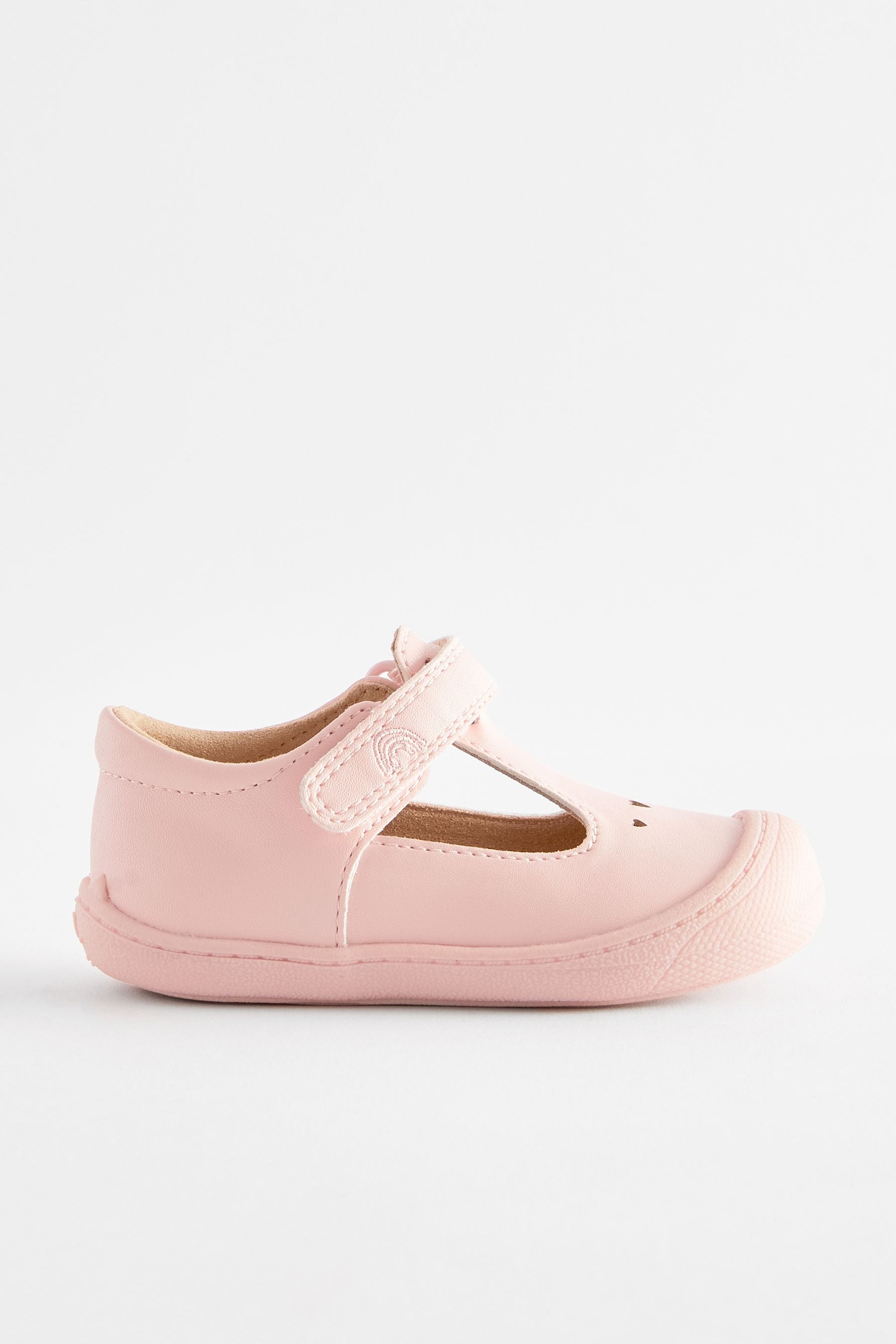 Pink Crawler T-Bar Shoes