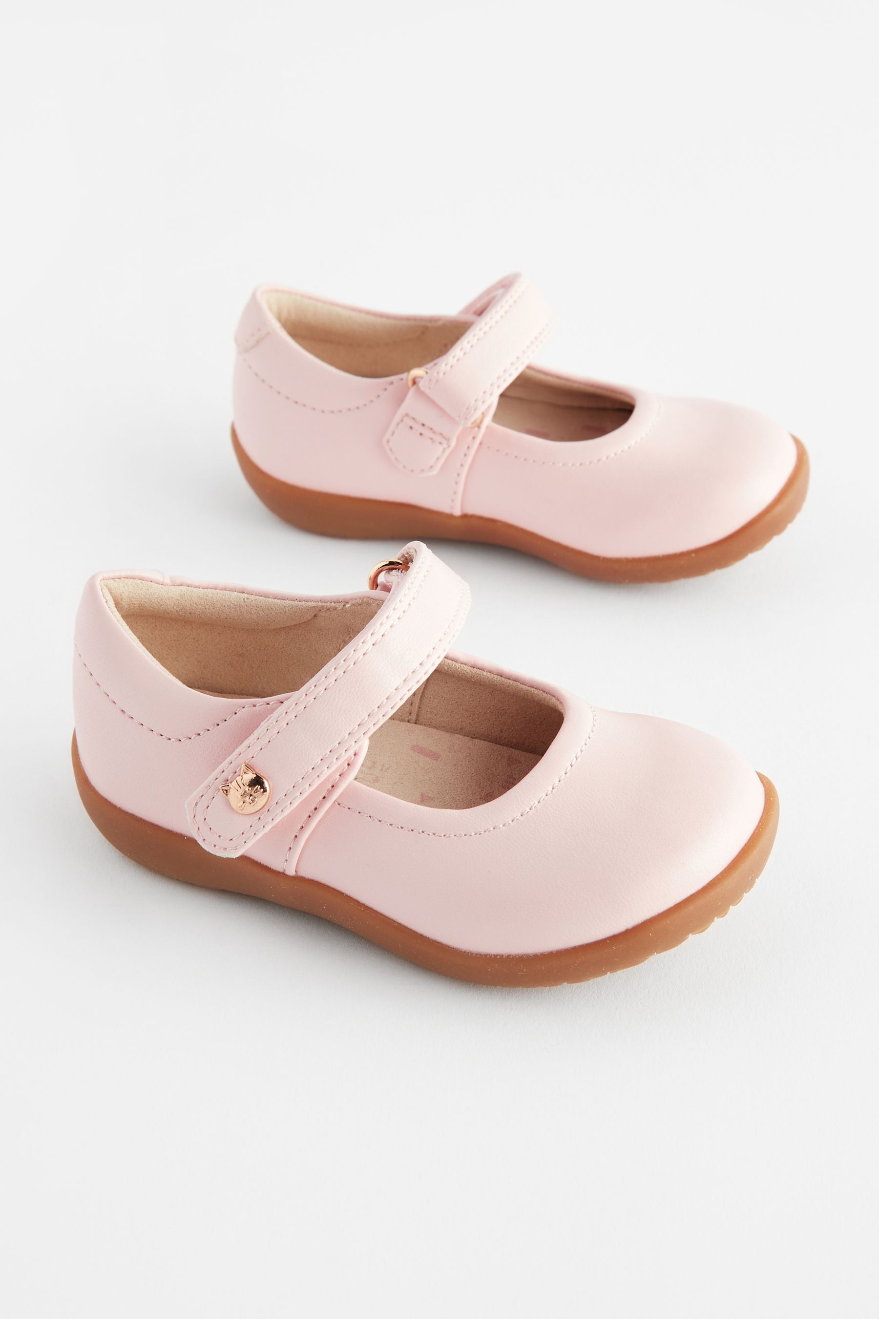 Pink First Walker Mary Jane Shoes