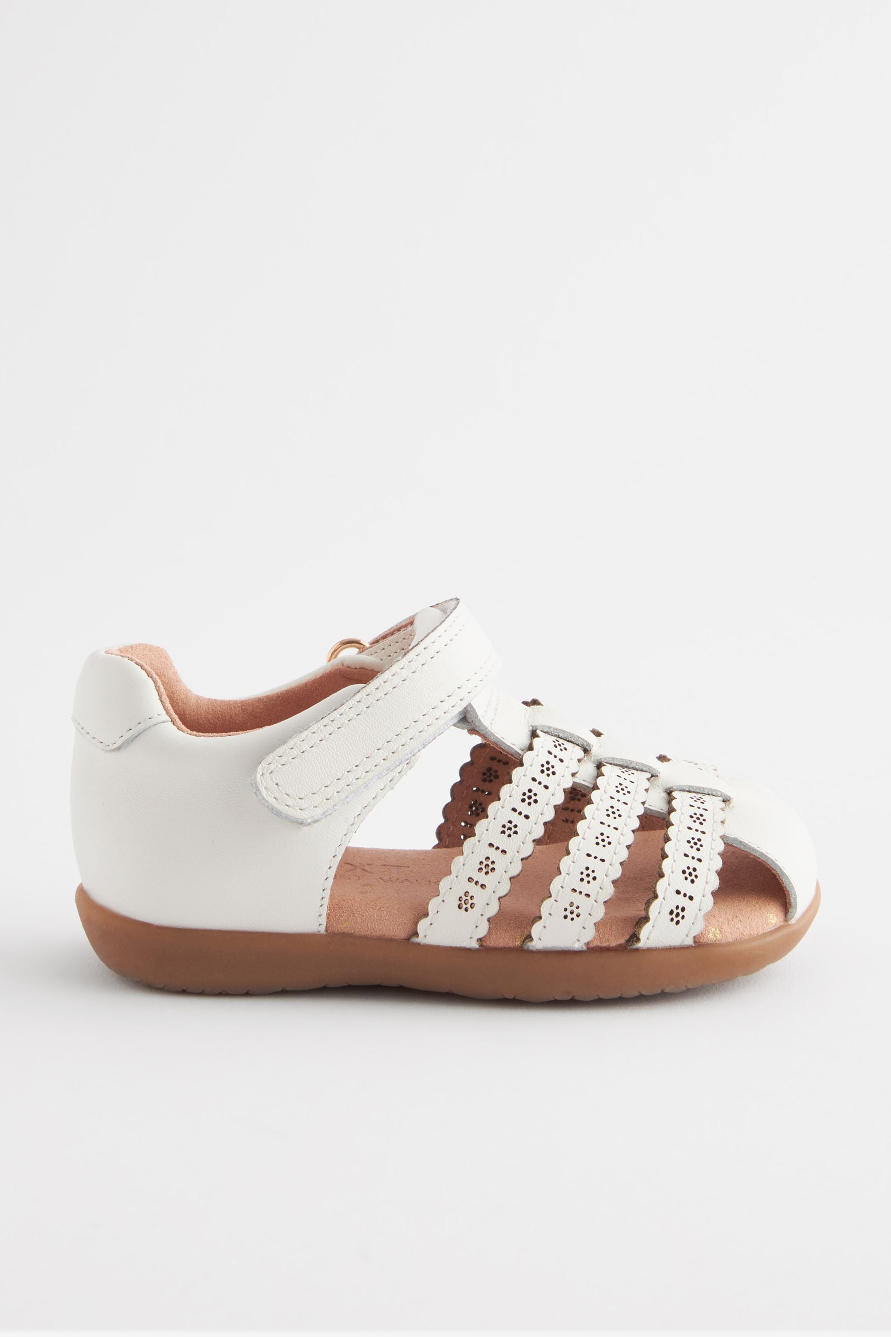 White First Walker Fisherman Sandals