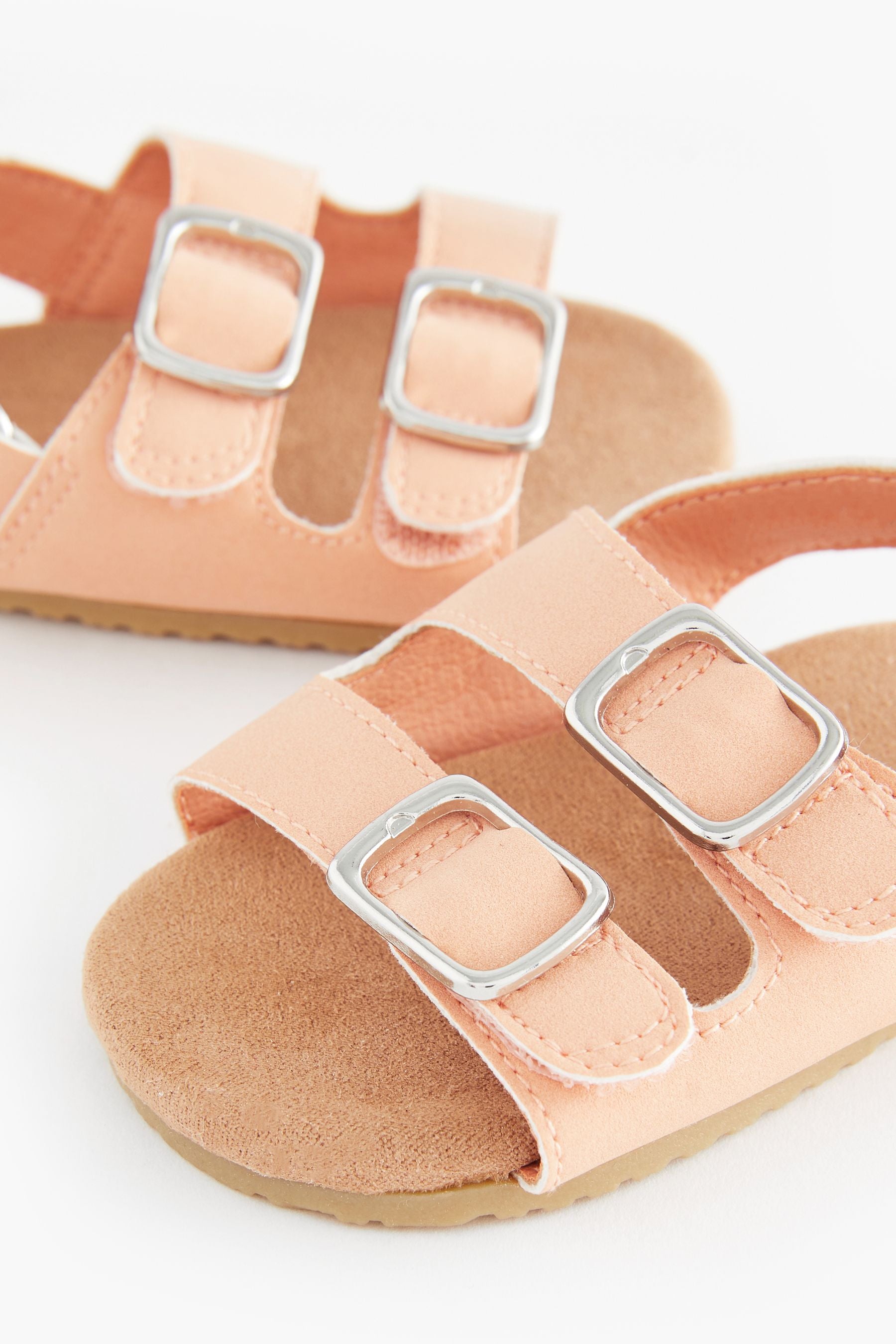 Tan Brown Corkbed Baby Sandals (0-24mths)