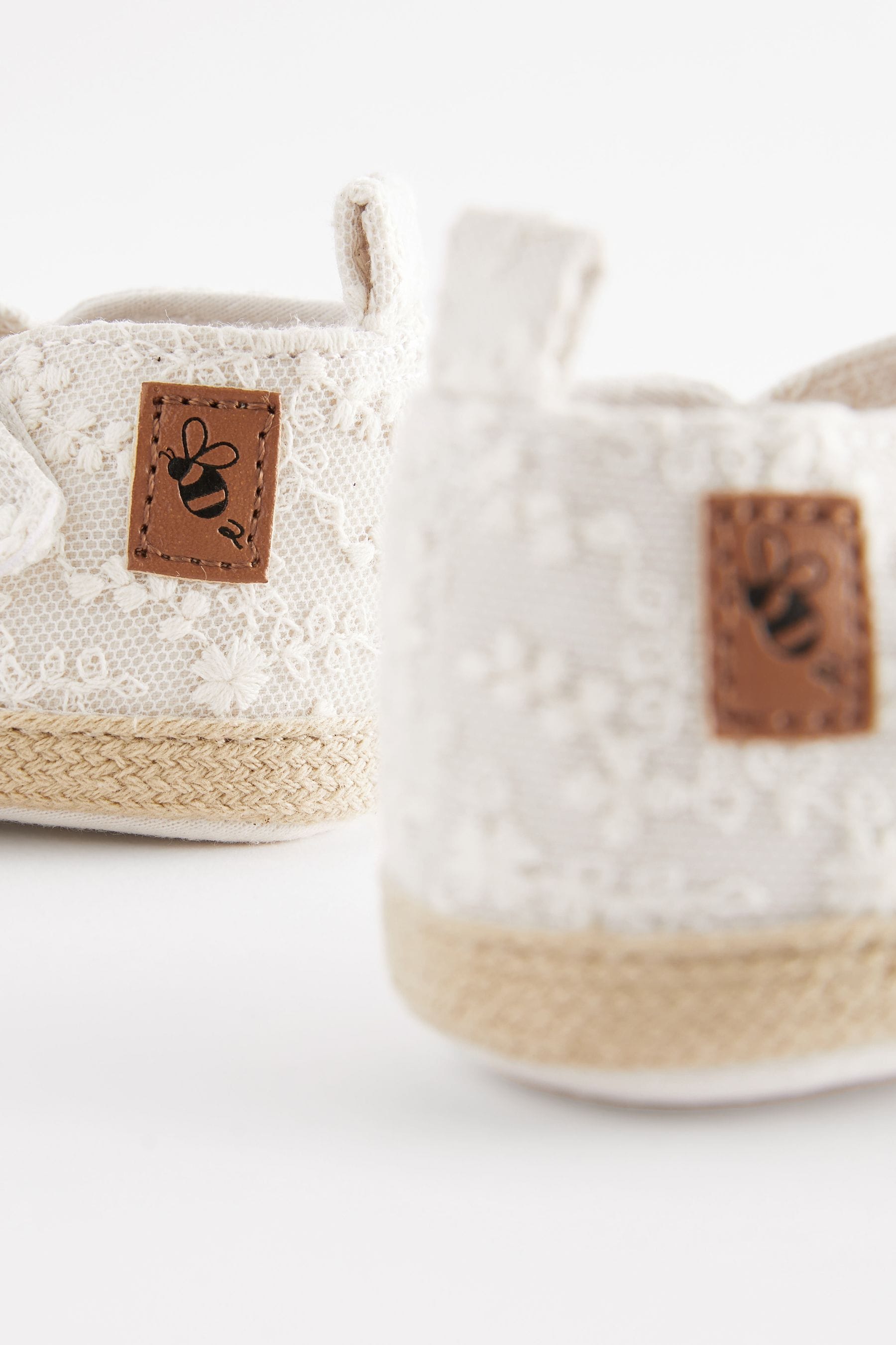 Ecru Cream Mary Jane Baby Shoes (0-24mths)