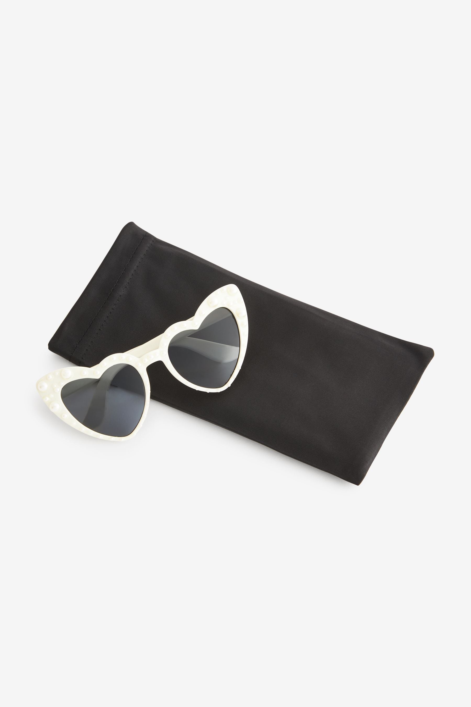 White Heart Sunglasses