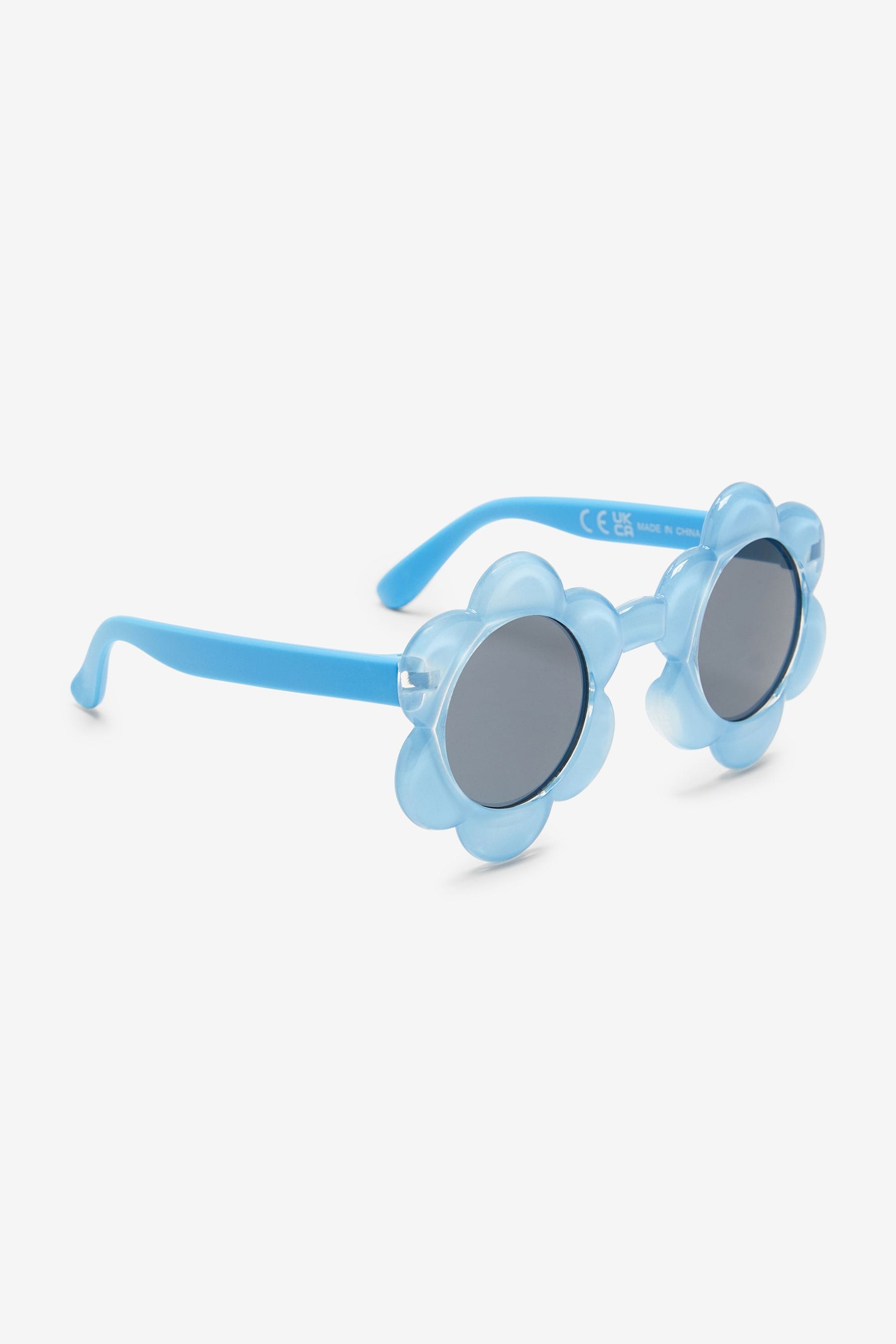 Blue Flower Sunglasses