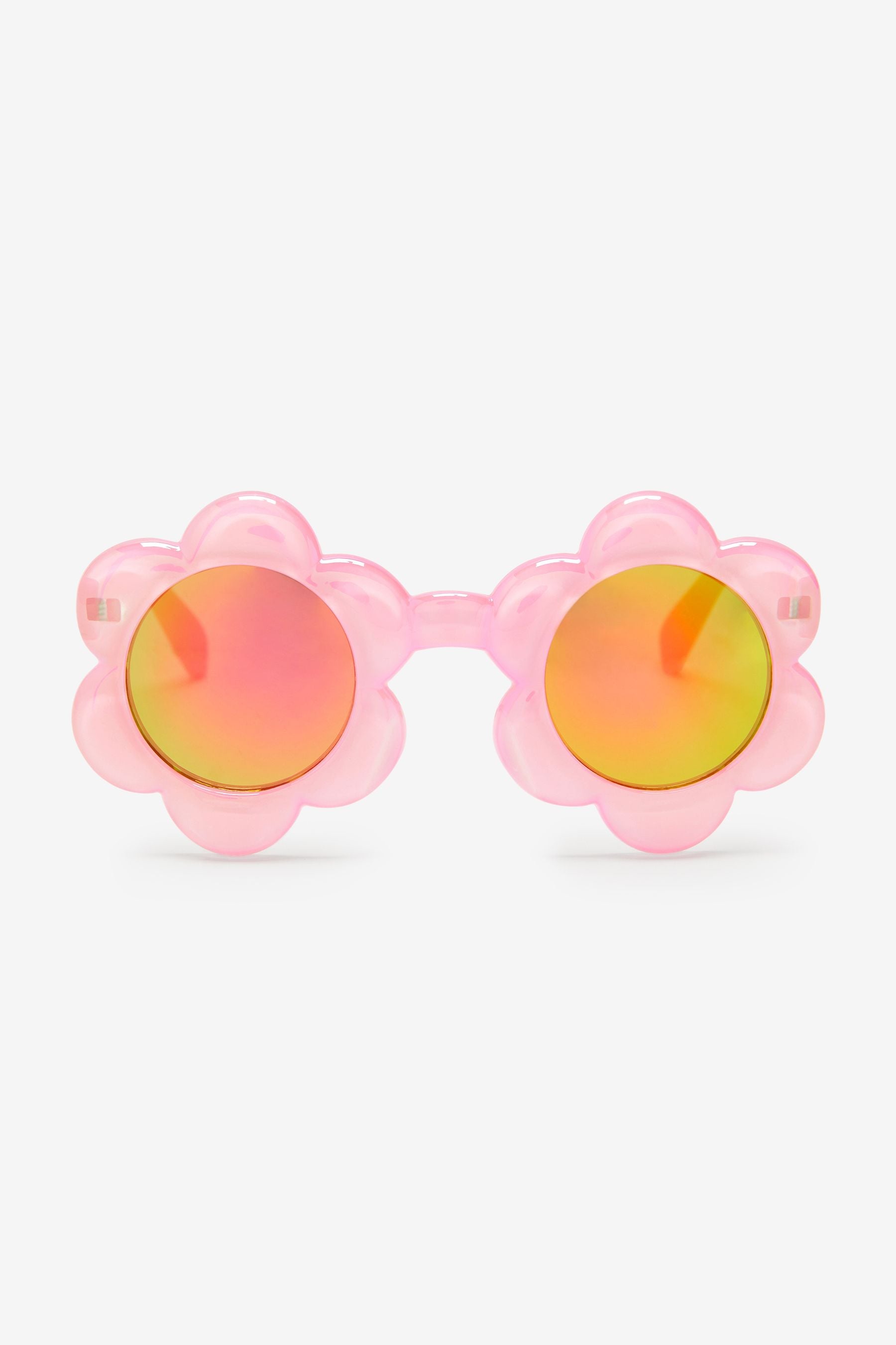 Pink Flower Sunglasses