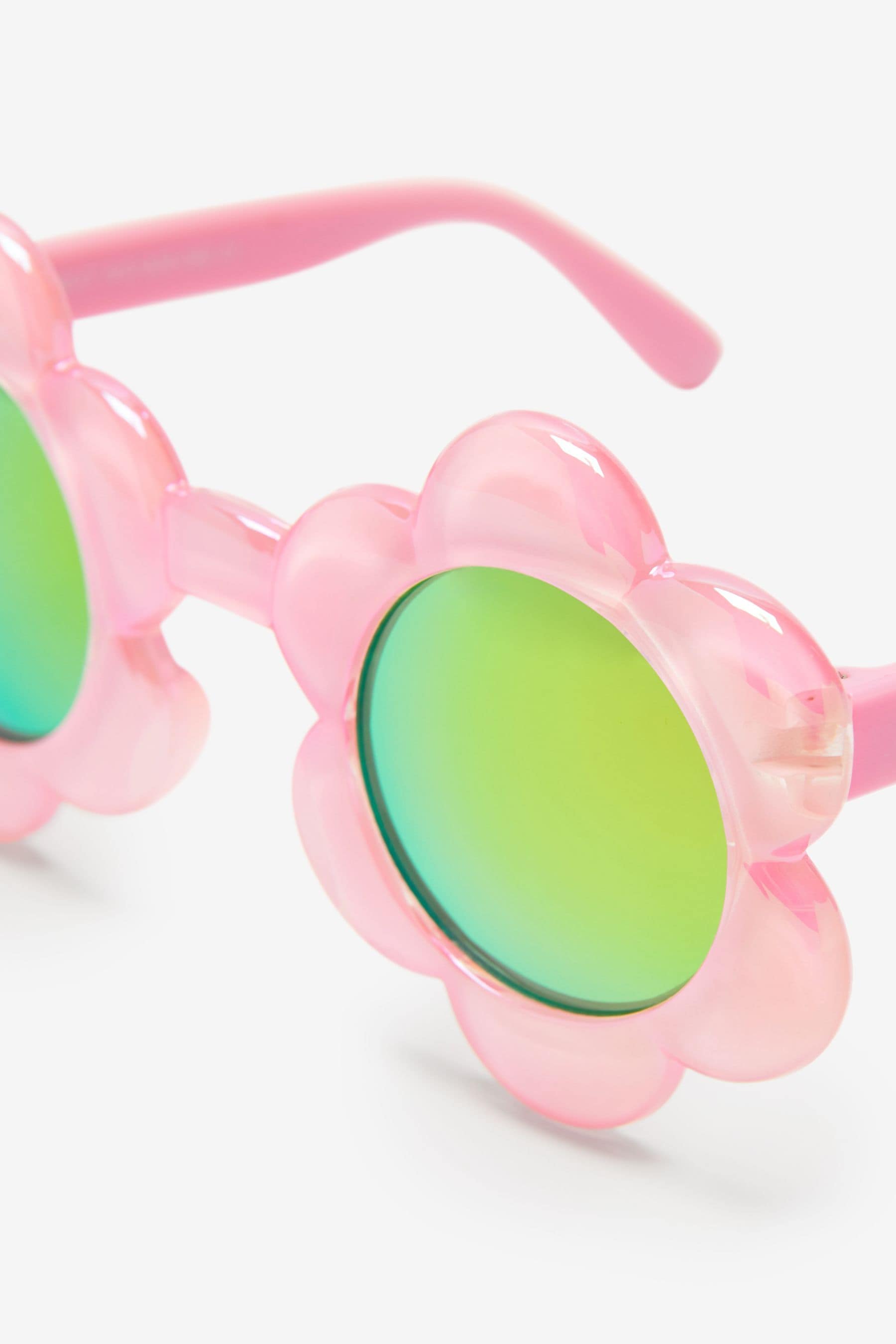 Pink Flower Sunglasses