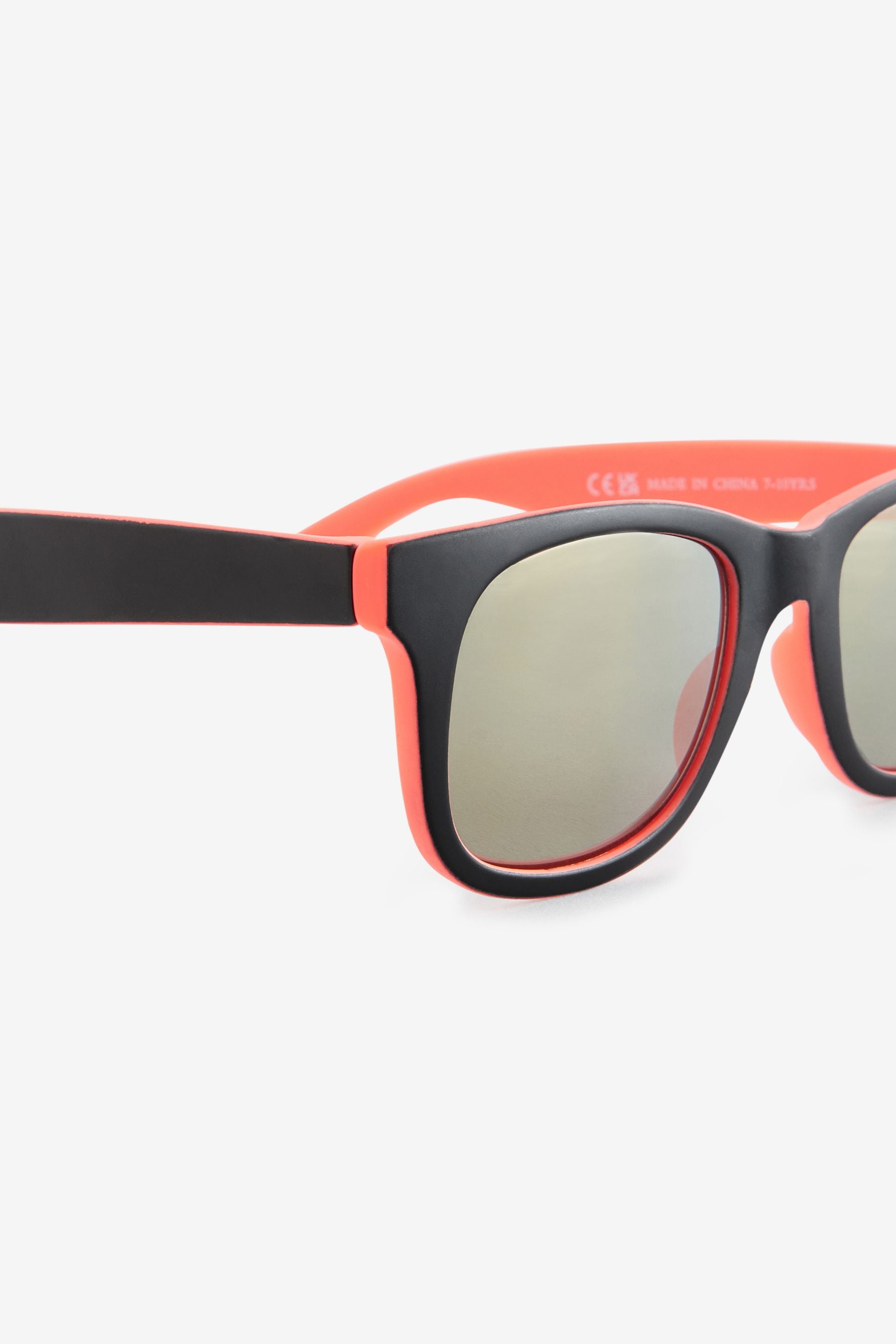 Black/Orange Preppy Sunglasses