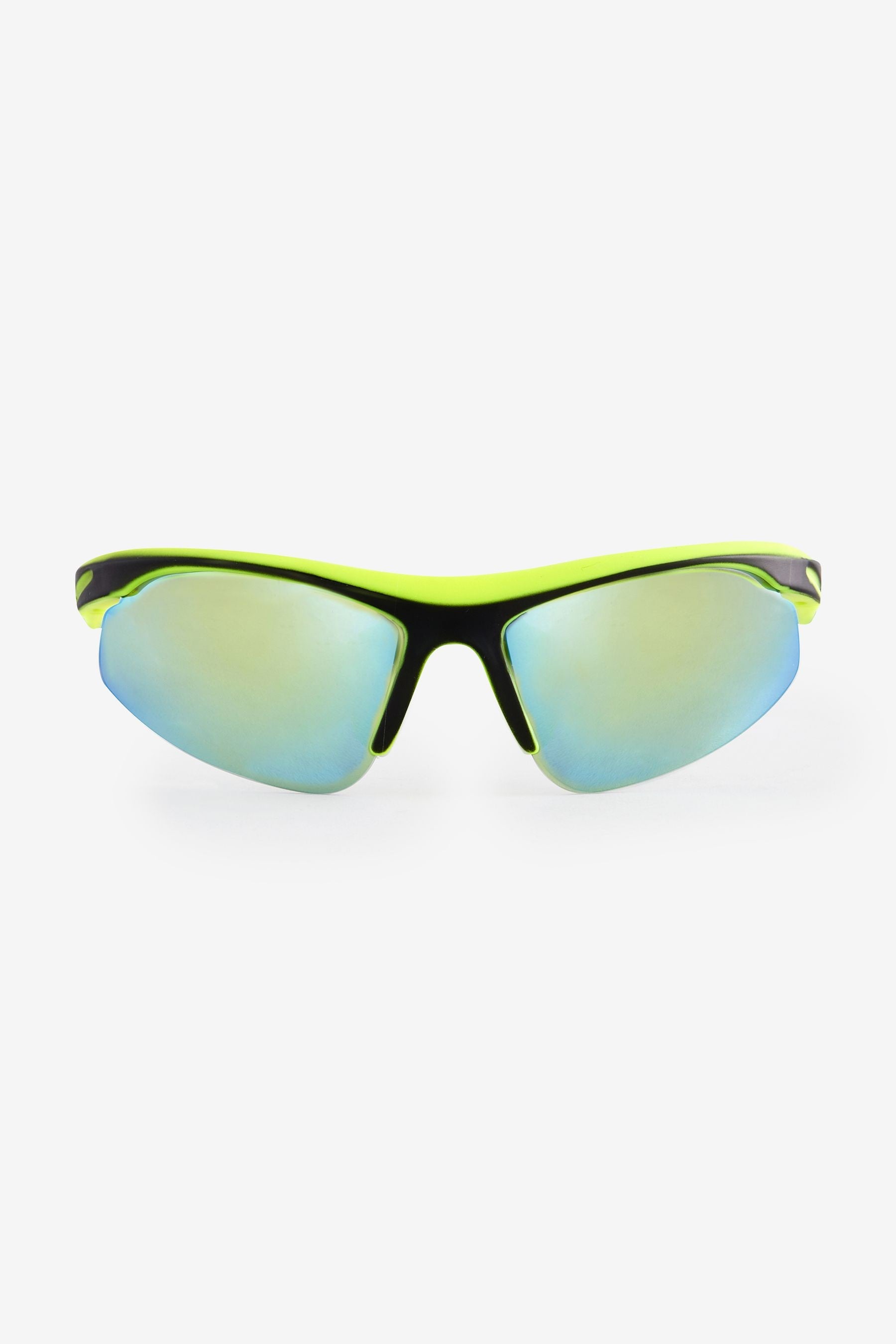 Fluro Yellow Sporty Sunglasses