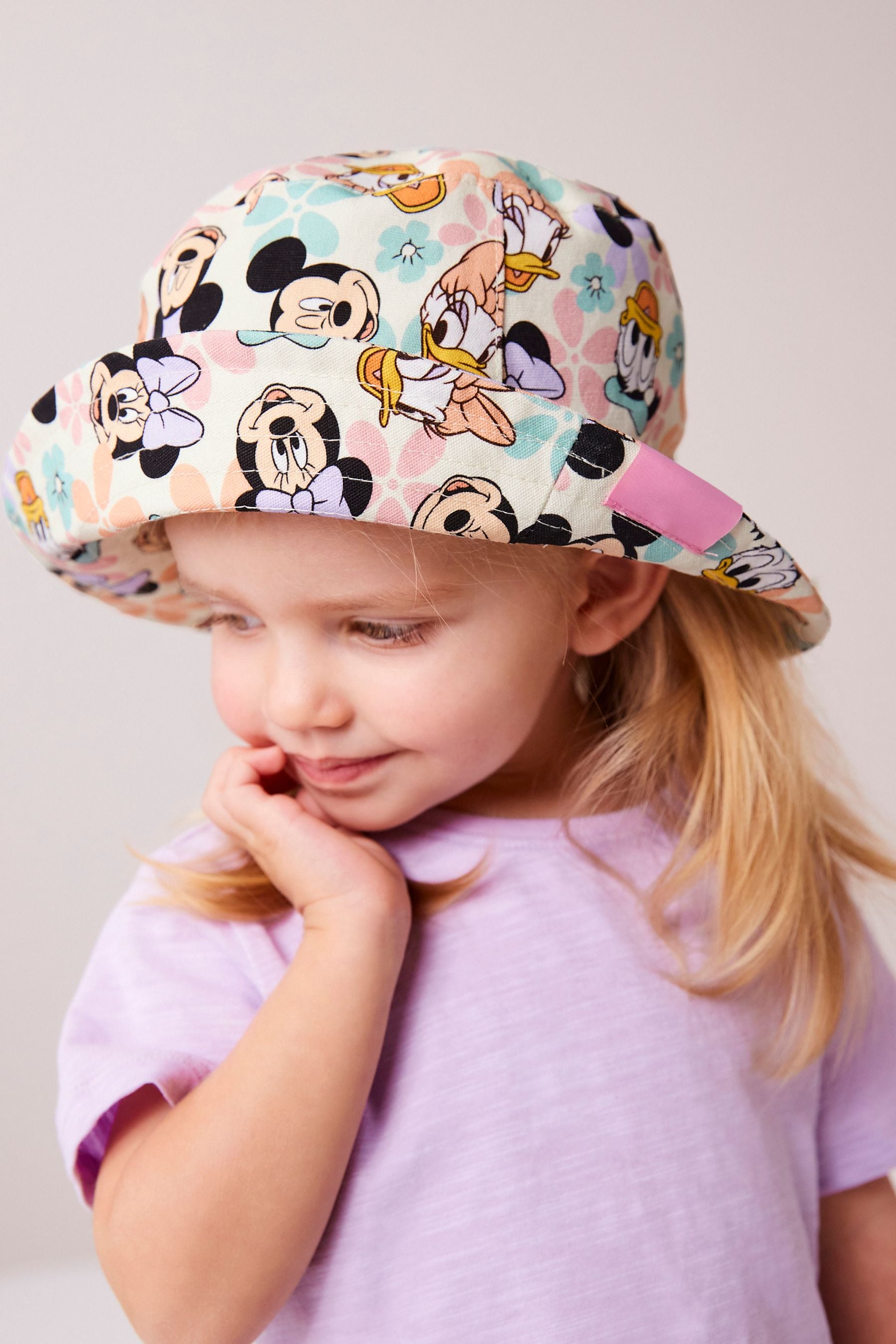 Multi Minnie Mouse Bucket Hat (3mths-16yrs)