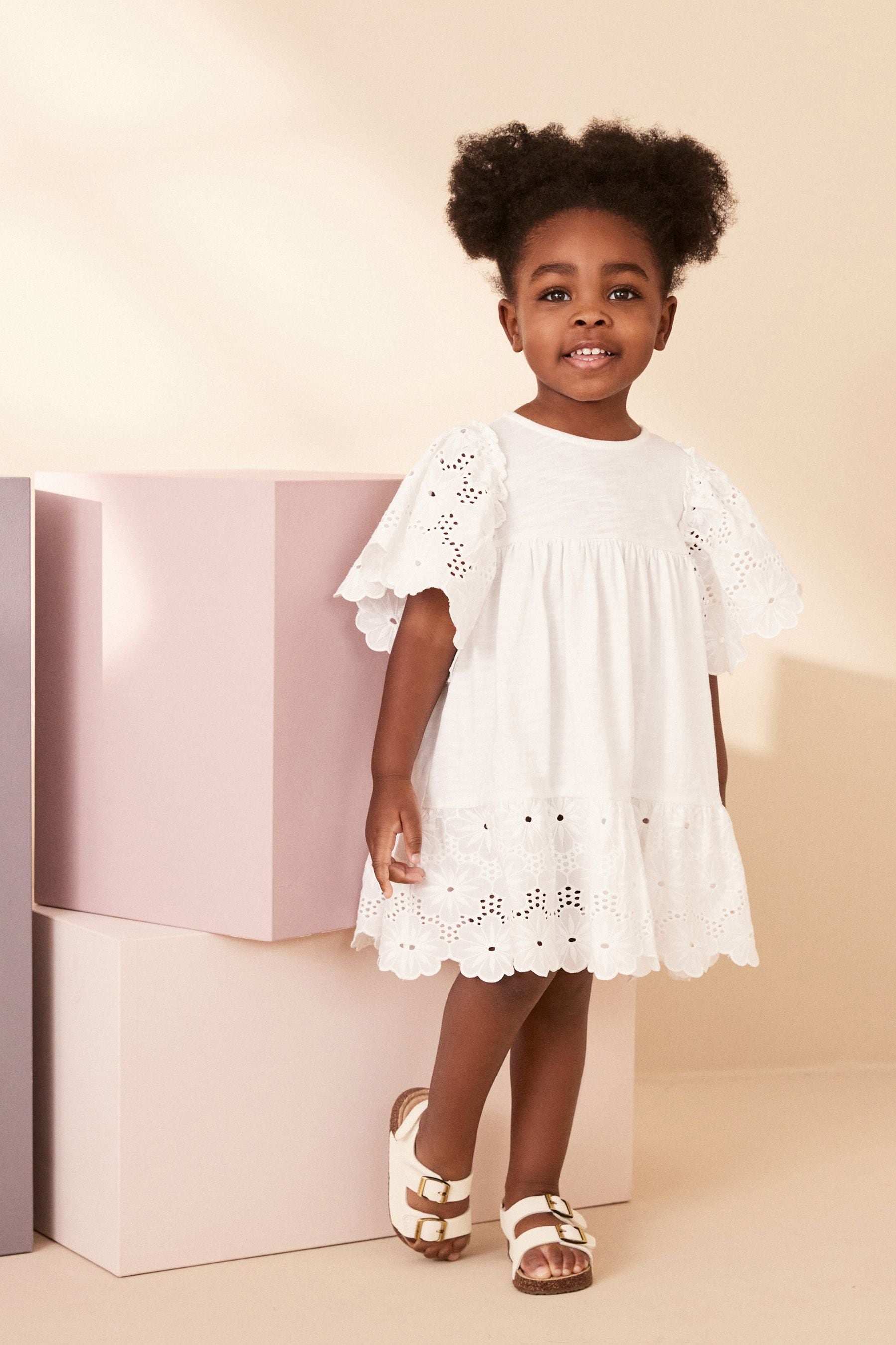 White Broderie Dress (3mths-7yrs)