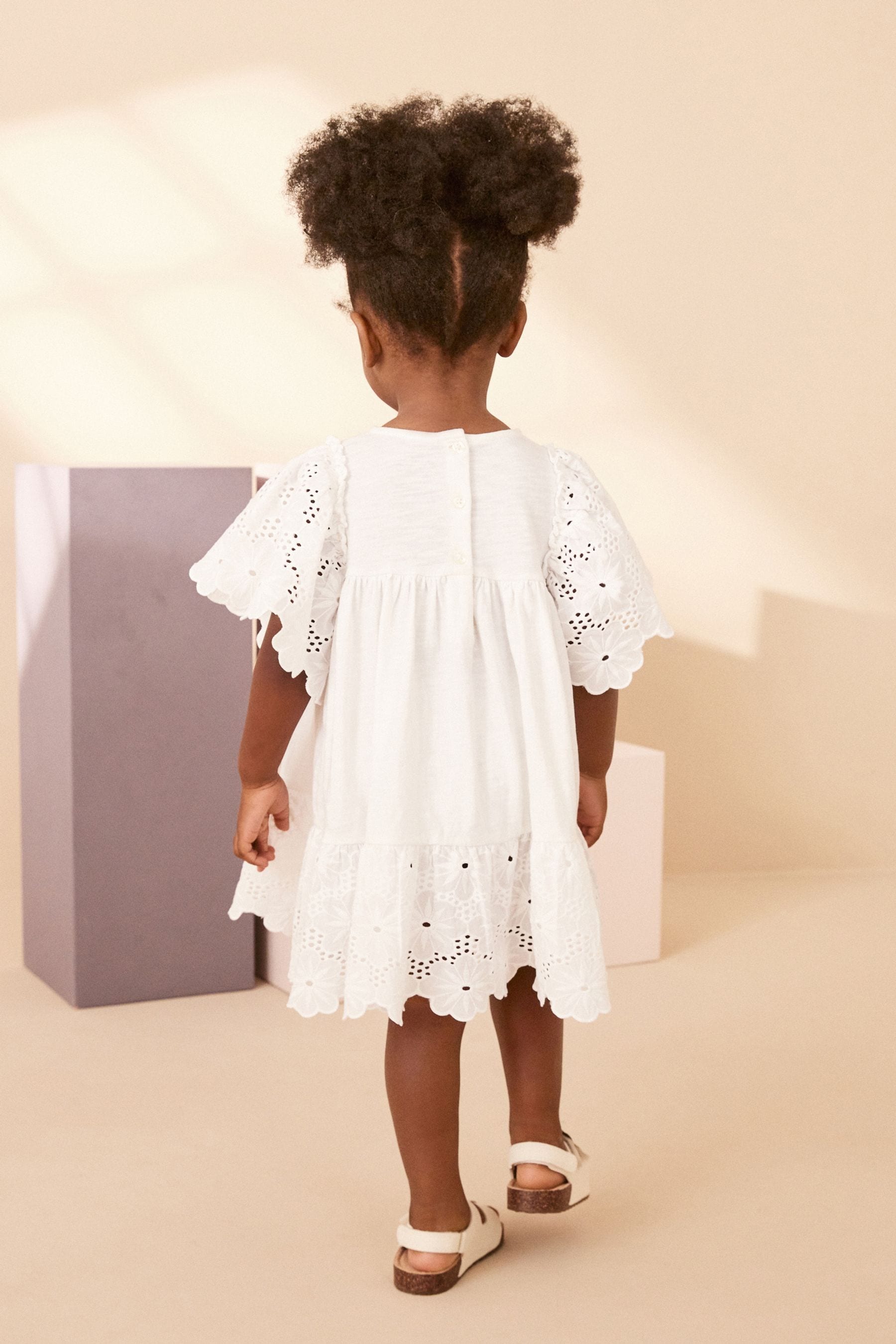 White Broderie Dress (3mths-7yrs)