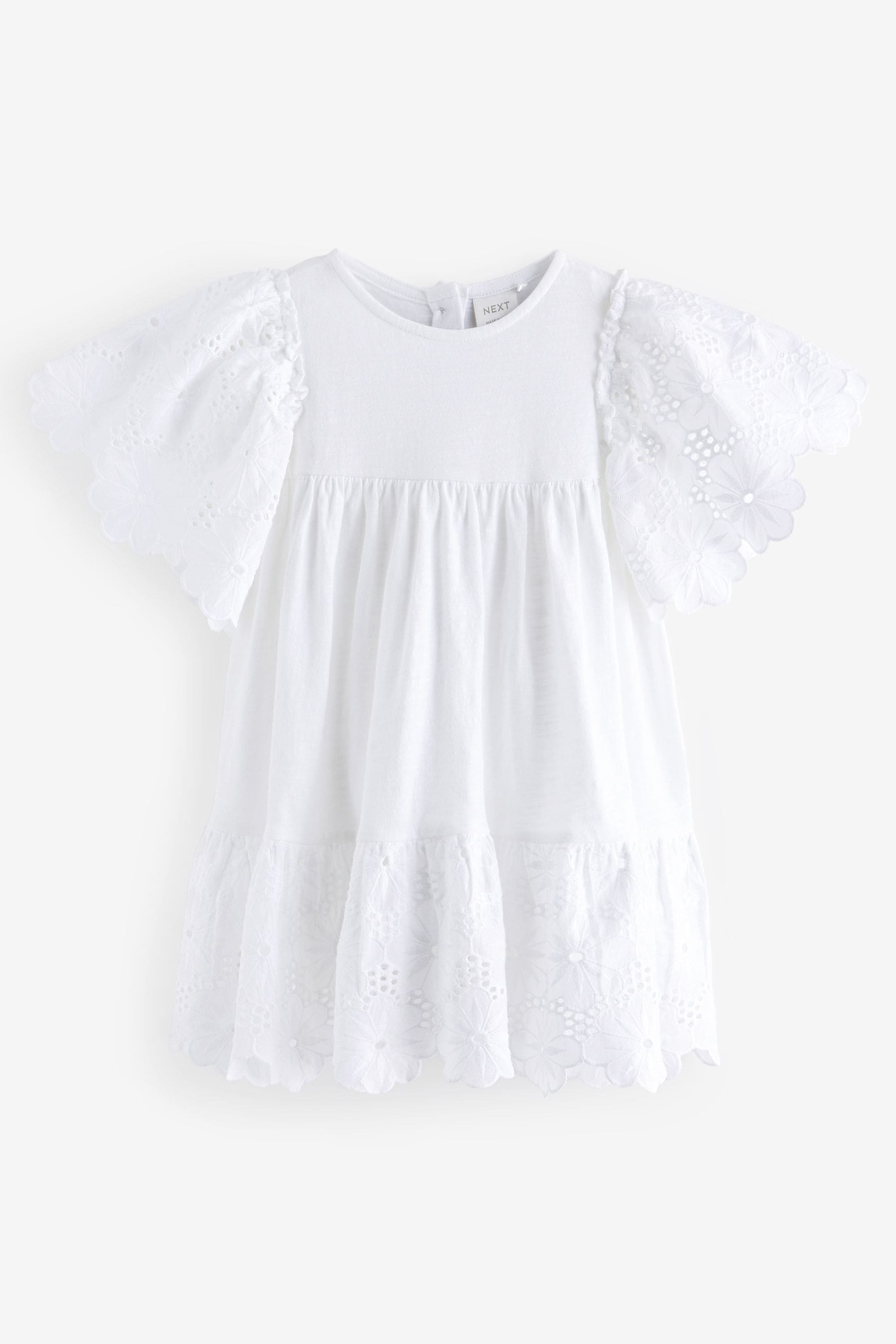 White Broderie Dress (3mths-7yrs)