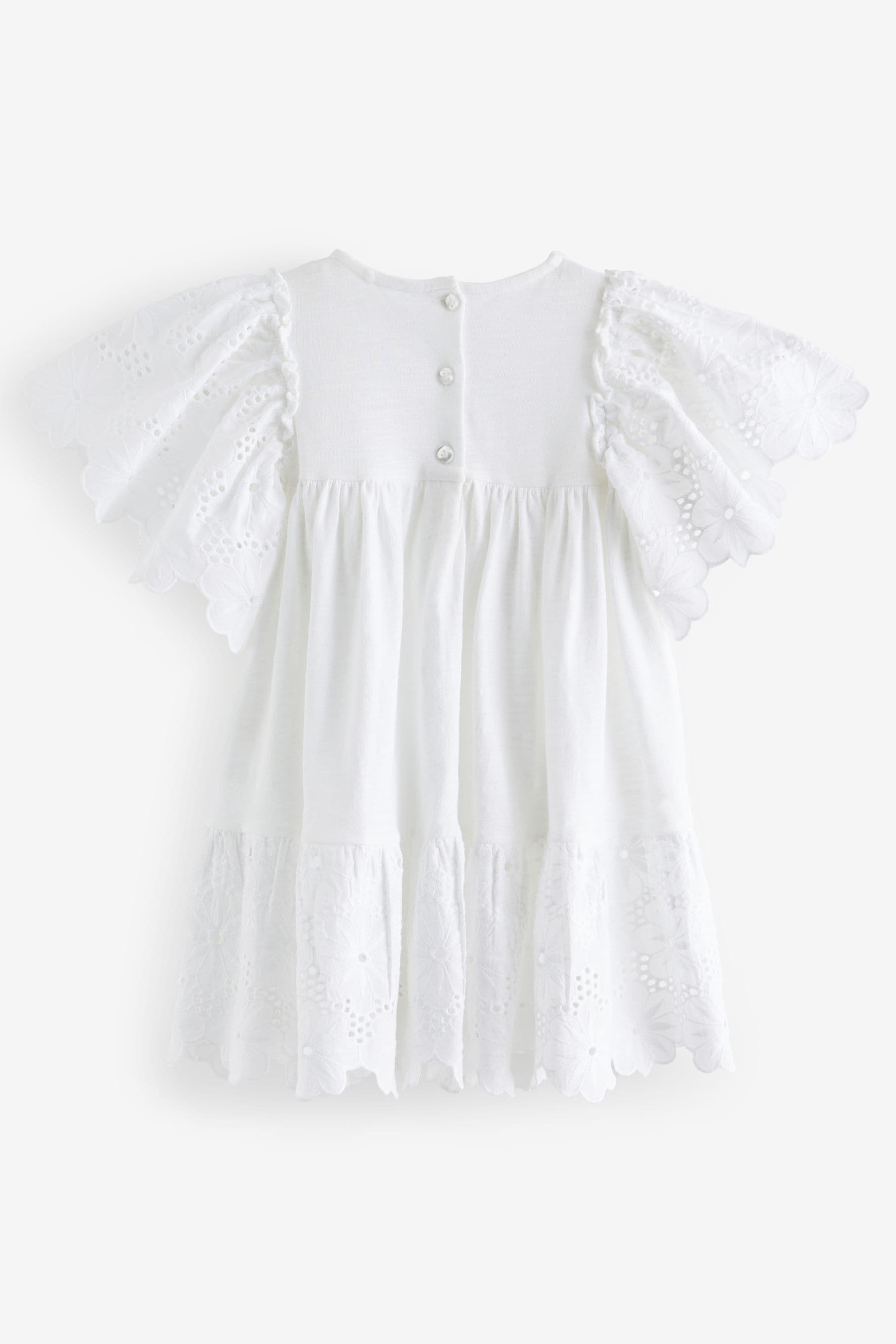 White Broderie Dress (3mths-7yrs)