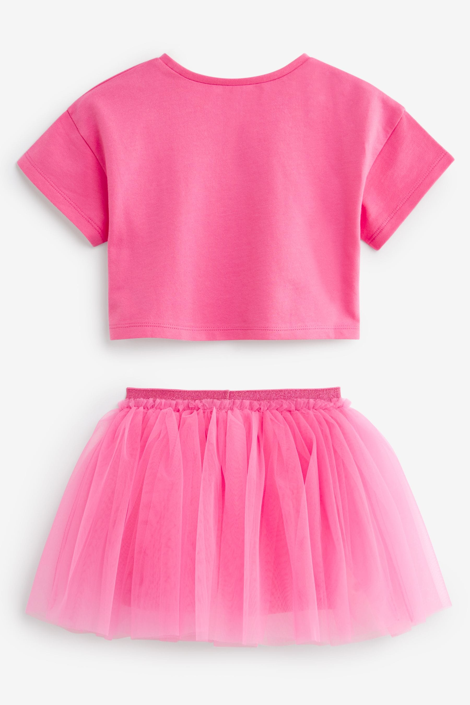 Bright Pink T-Shirt and Skirt Set (3mths-7yrs)