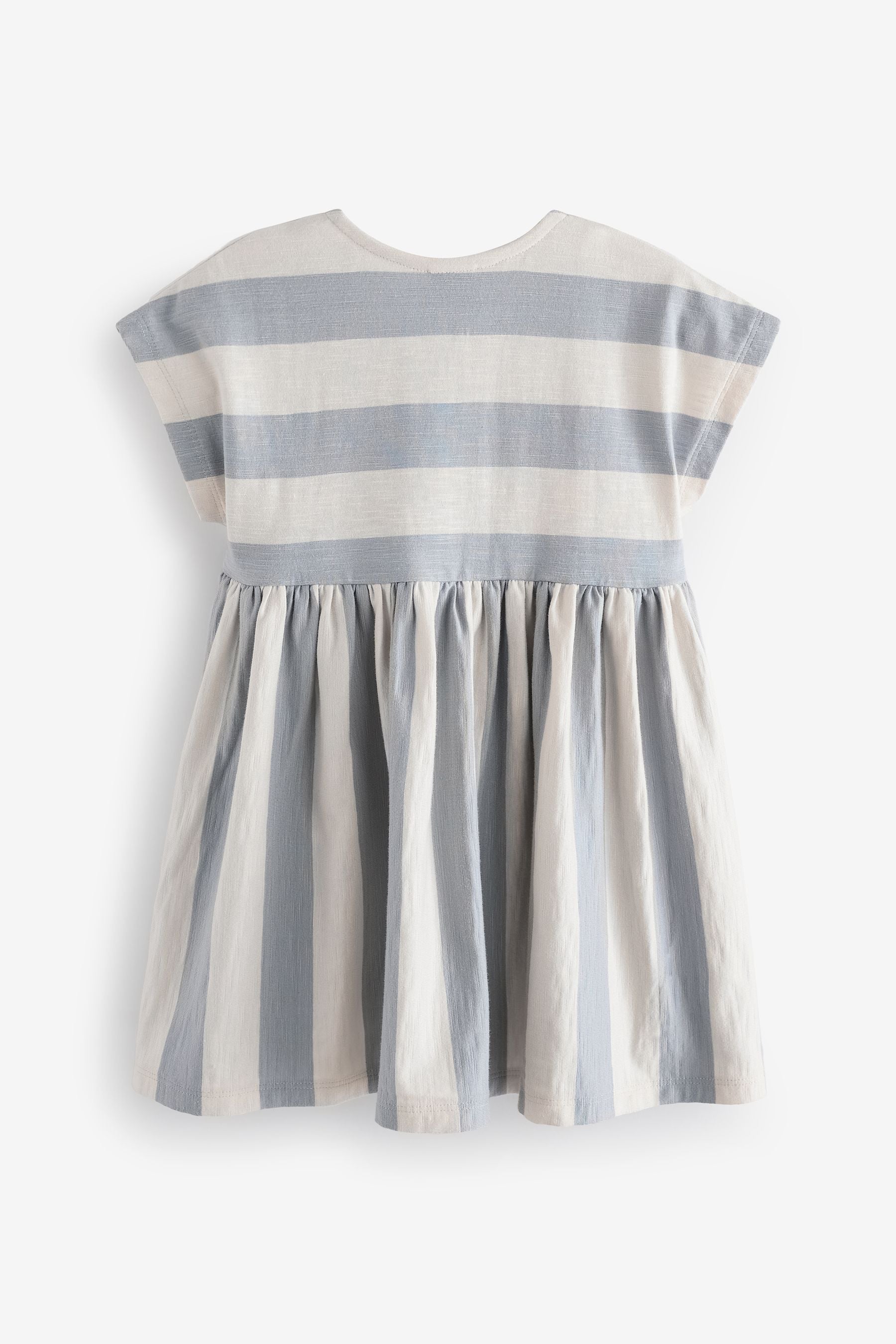 Blue Short Sleeve Jersey Dress (3mths-7yrs)