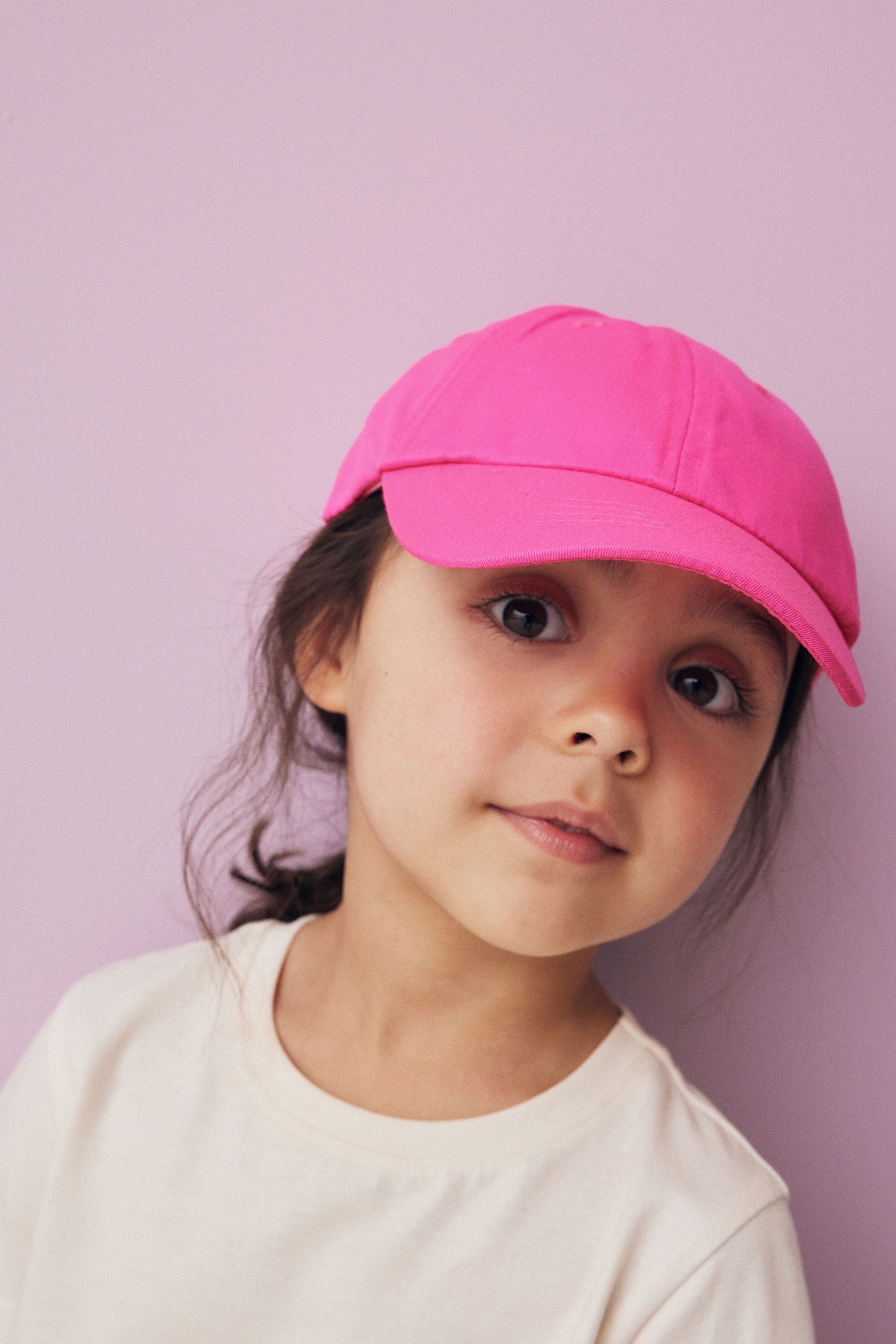 Bright Pink Baseball Cap (1-16yrs)