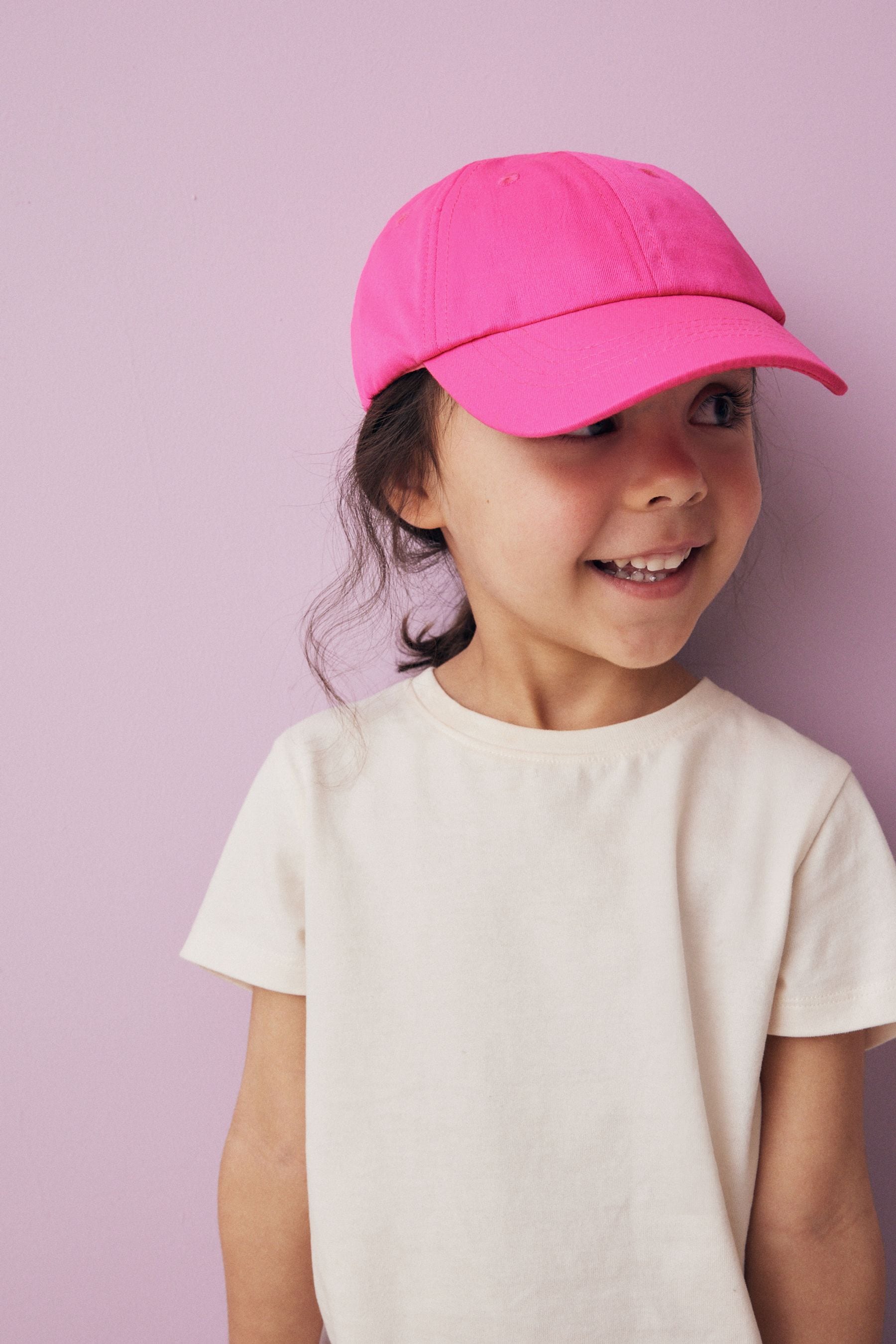 Bright Pink Baseball Cap (1-16yrs)