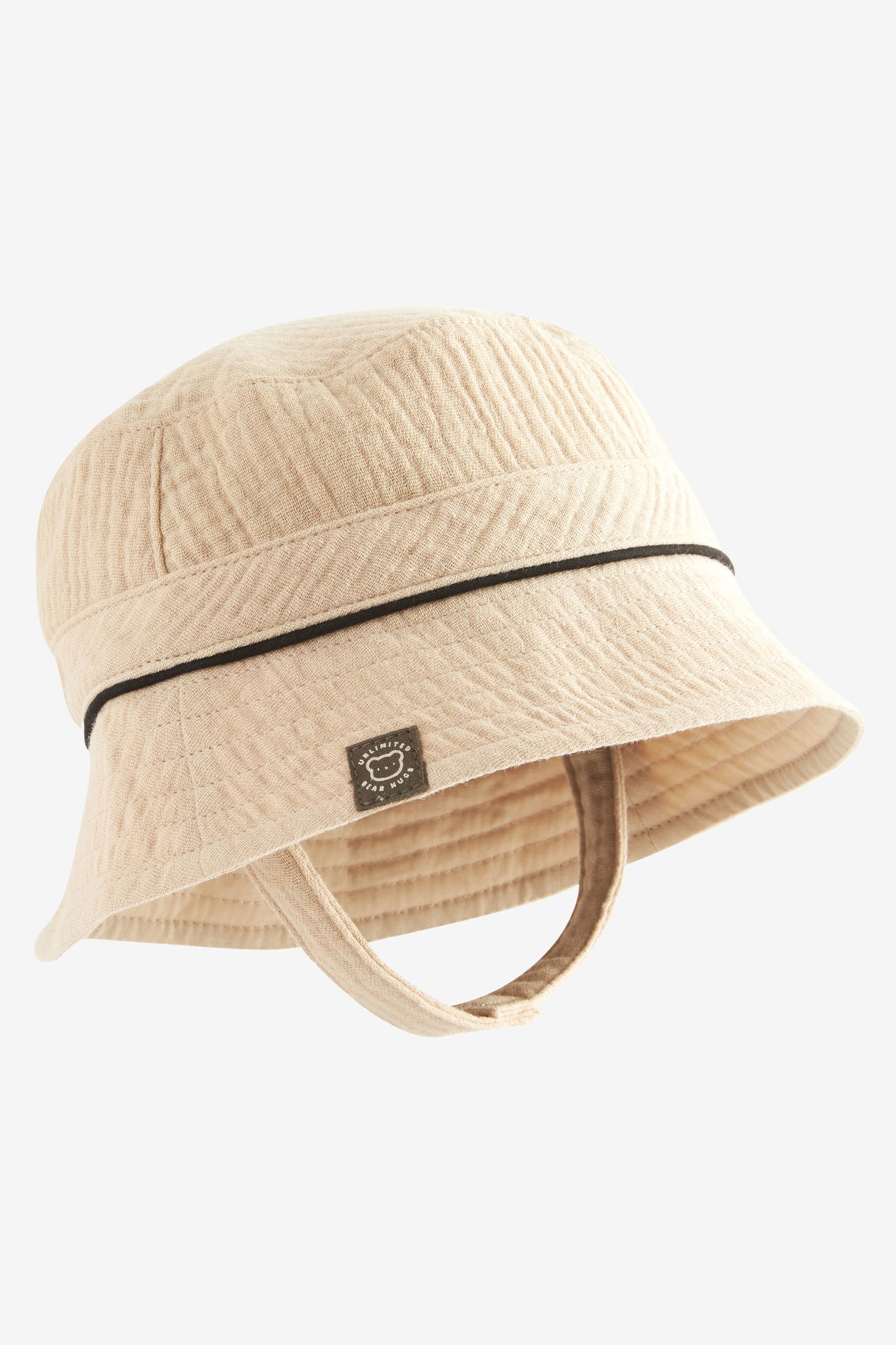 Tan Brown Baby Bucket Hat (0mths-2yrs)