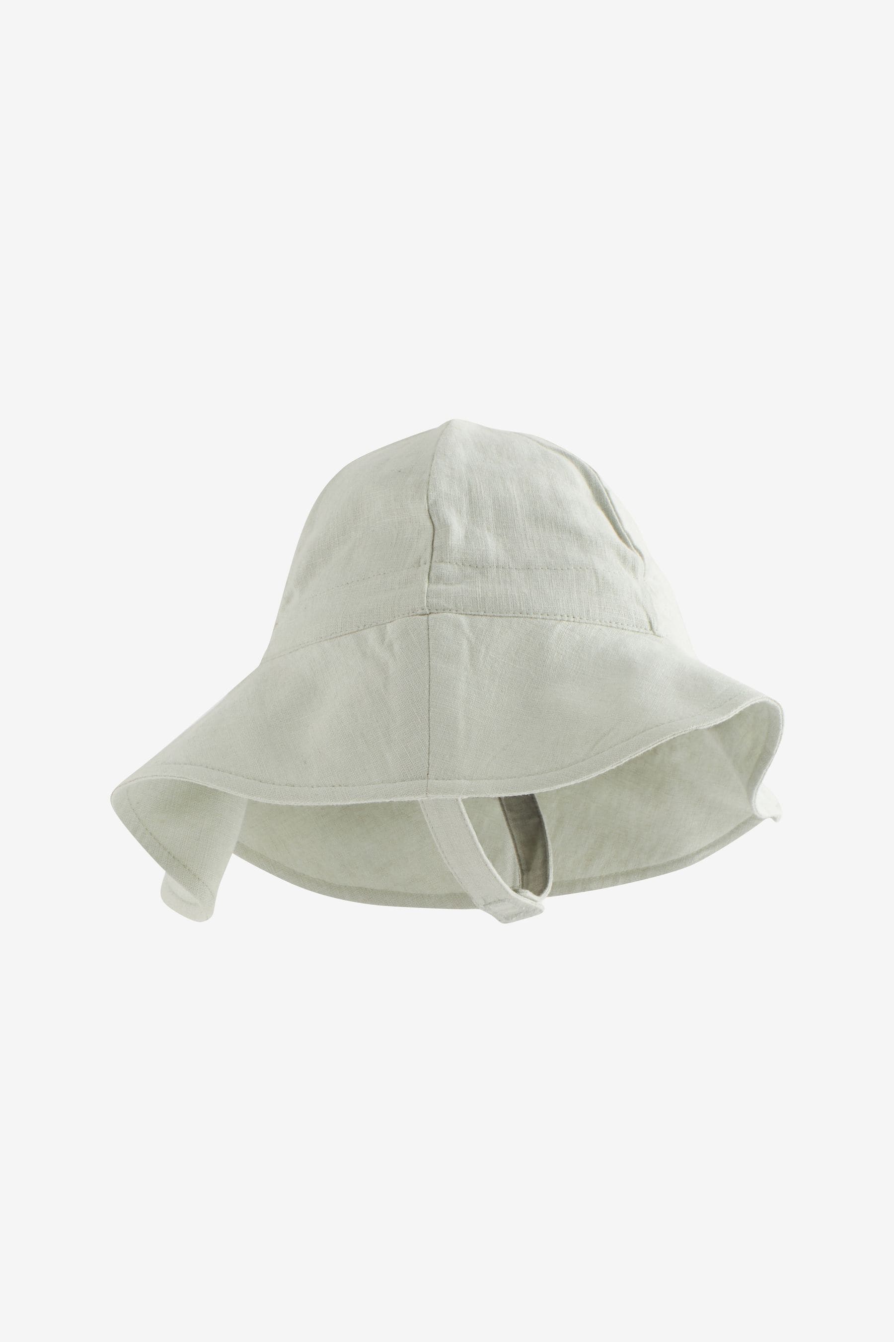 Sage Green Wide Brim Baby Sun Hat (0mths-2yrs)