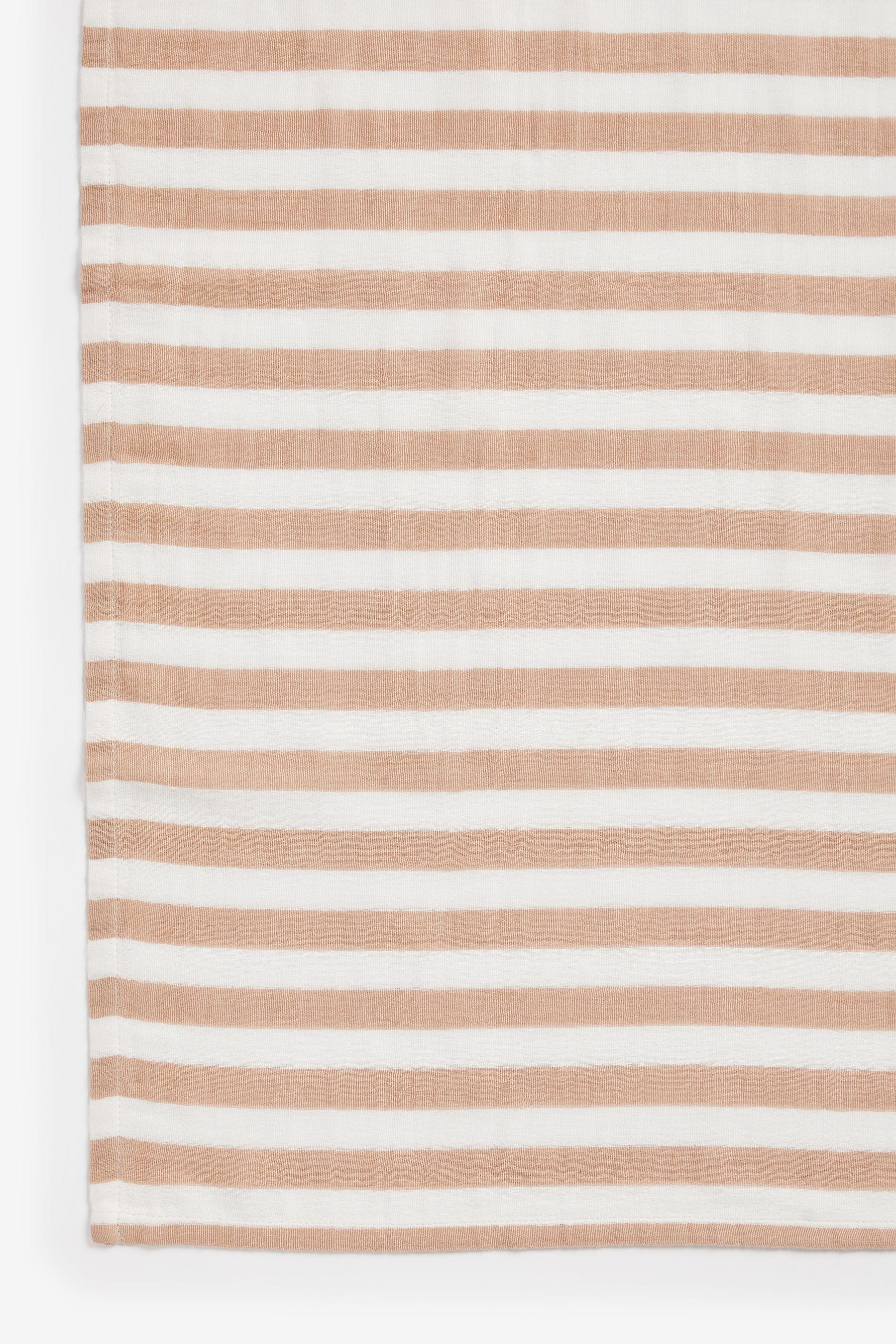 Neutral stripe Extra Large Multipurpose Baby Muslin