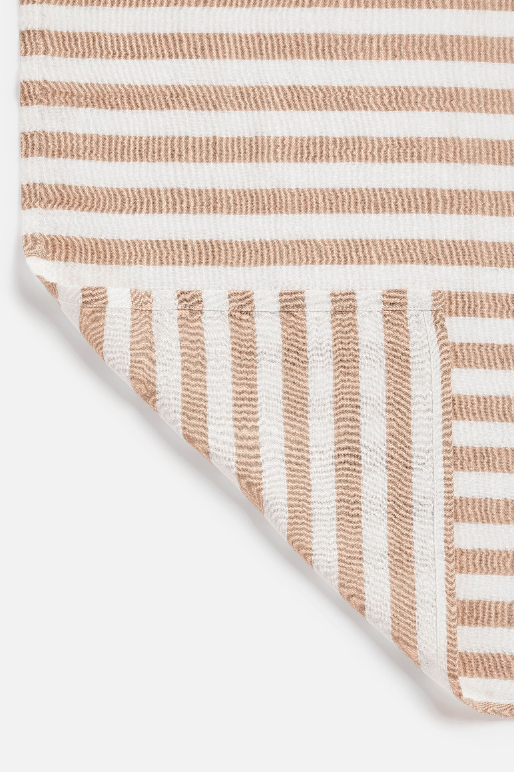 Neutral stripe Baby Extra Large 100% Cotton Multipurpose Muslin