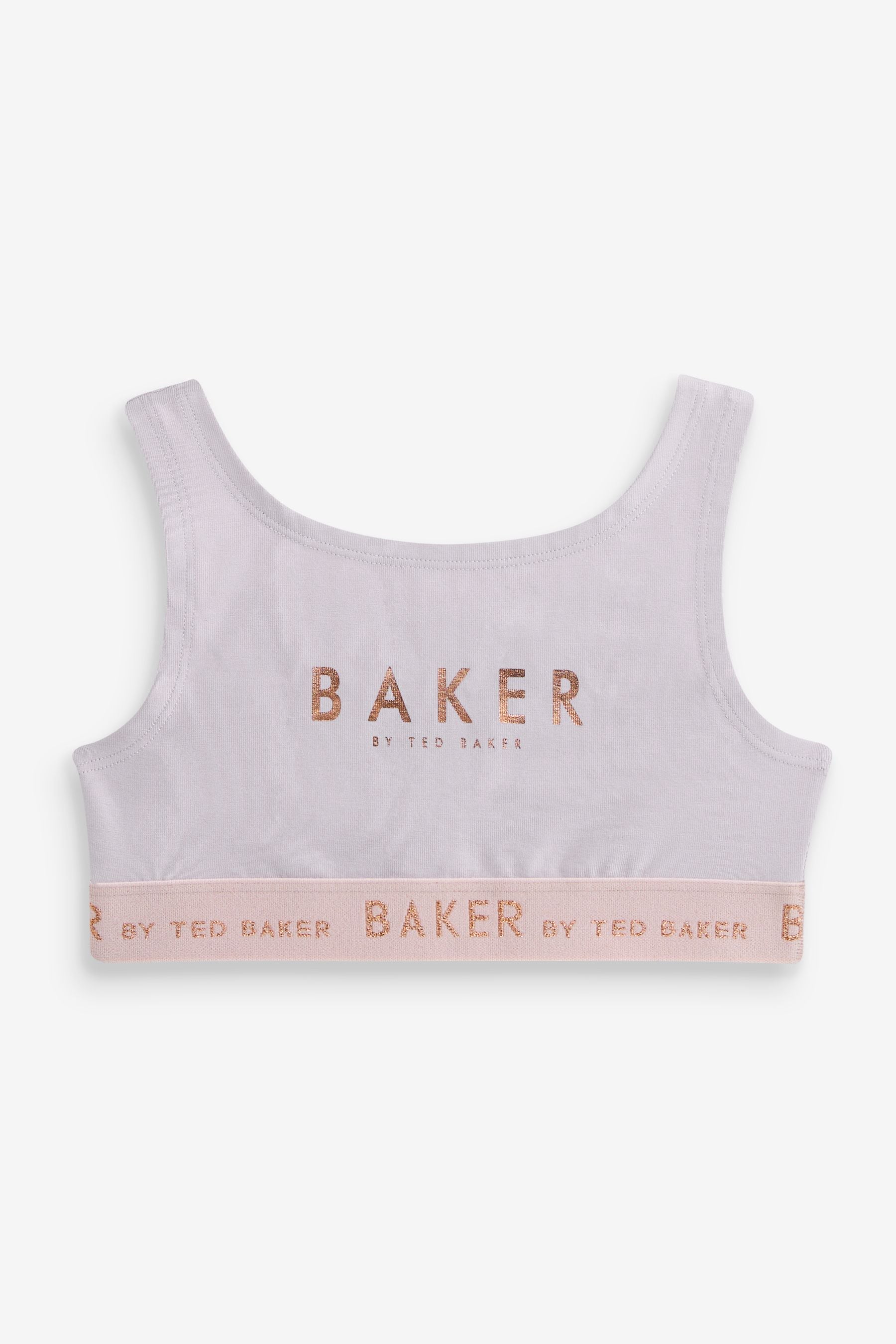 Pink/Lilac/White Baker by Ted Baker Crop Top 3 Pack