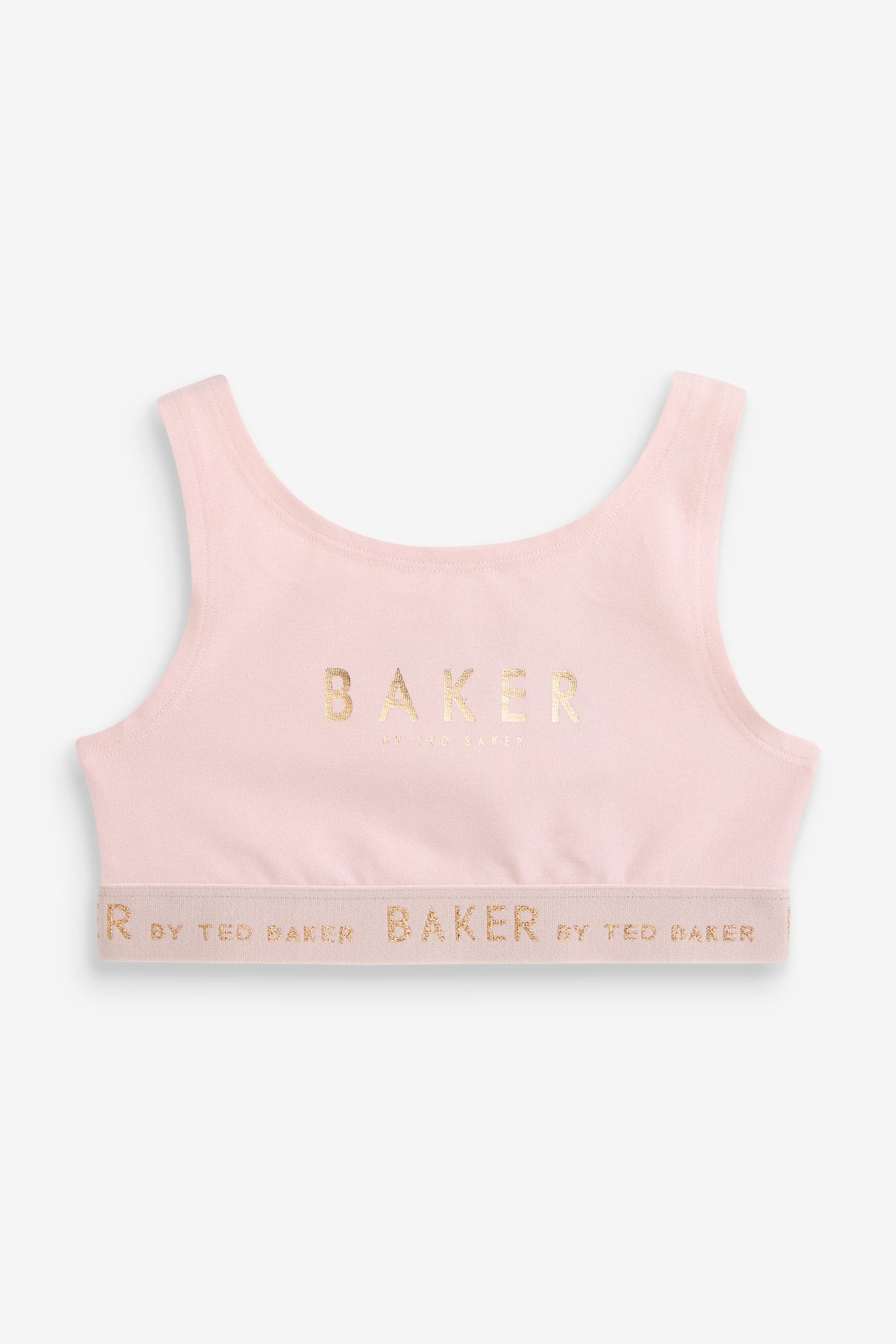 Pink/Lilac/White Baker by Ted Baker Crop Top 3 Pack