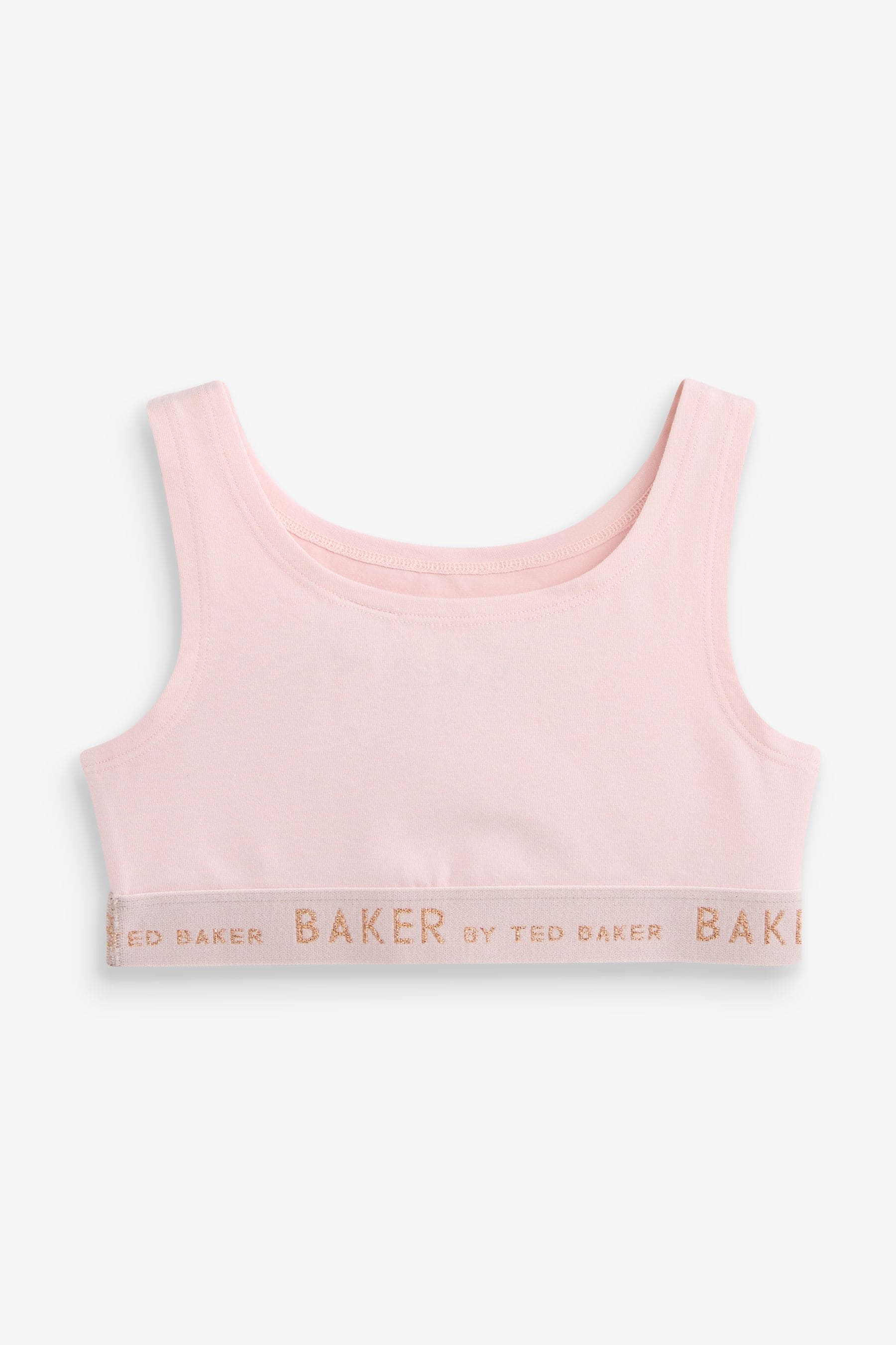 Pink/Lilac/White Baker by Ted Baker Crop Top 3 Pack