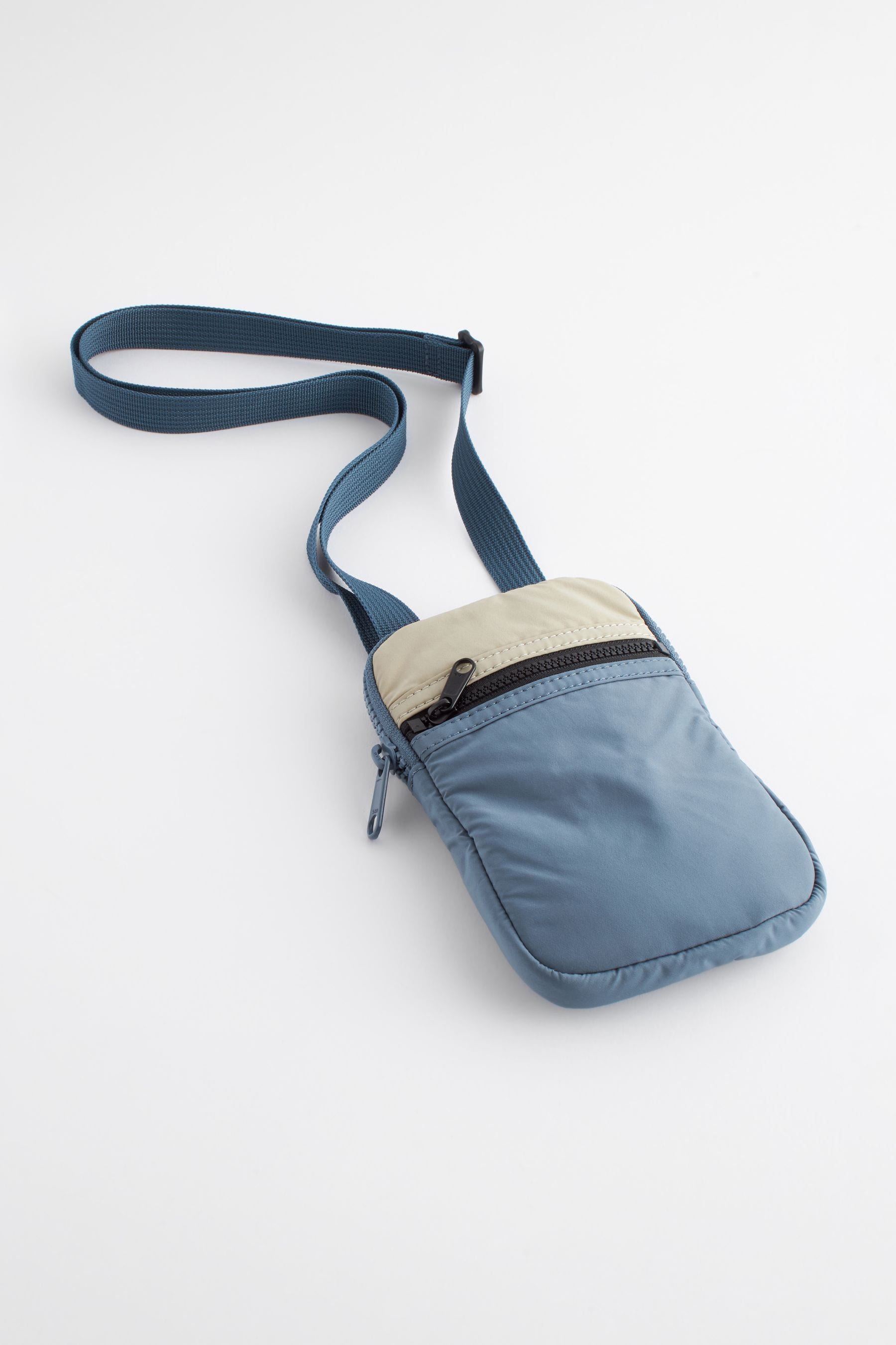 Blue Stone Colourblock Mobile Phone Bag