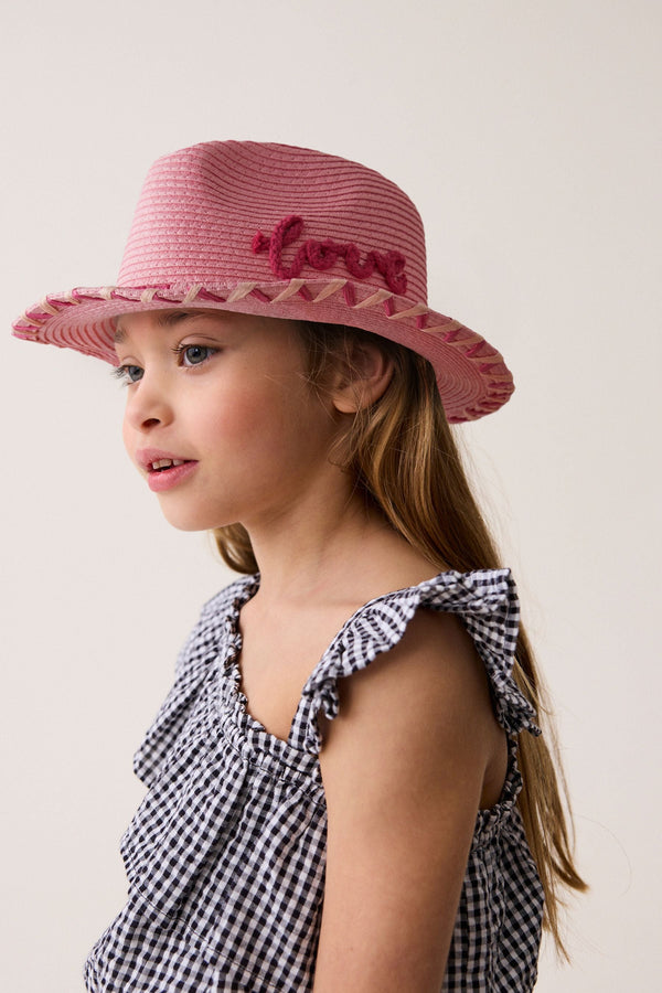 Pink Cowgirl Western Cowgirl Hat (3-16yrs)