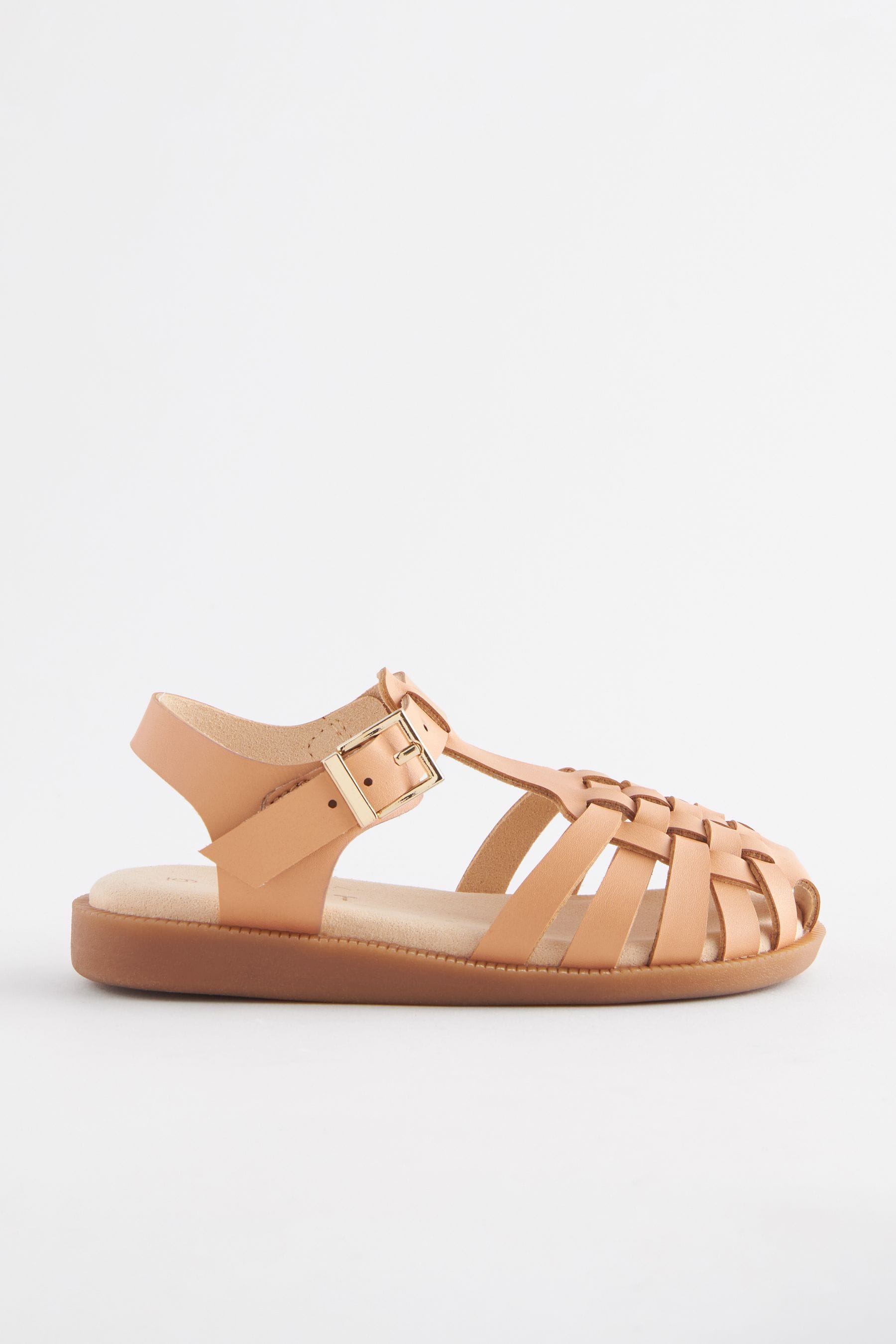 Tan Brown Fisherman Sandals