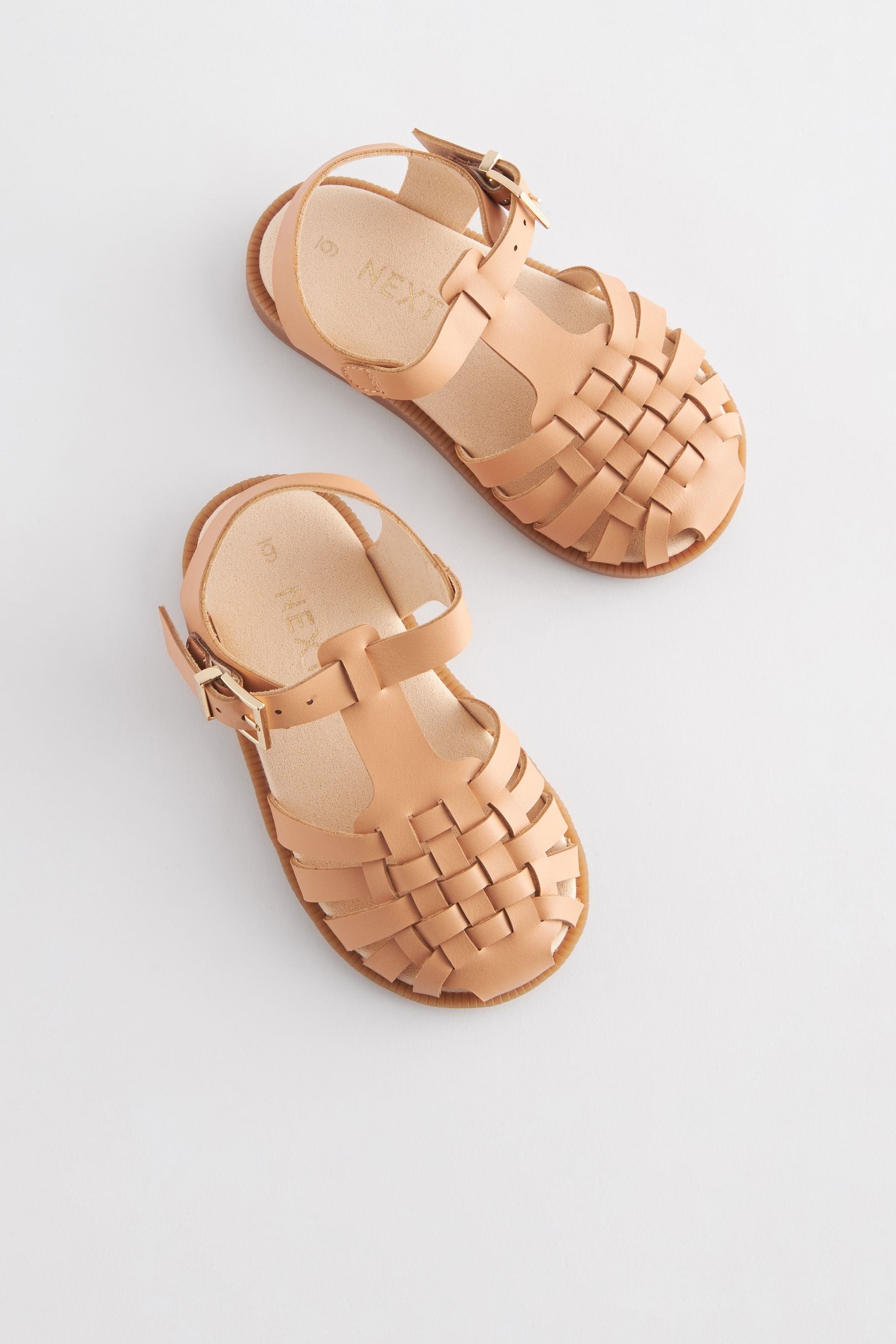 Tan Brown Fisherman Sandals