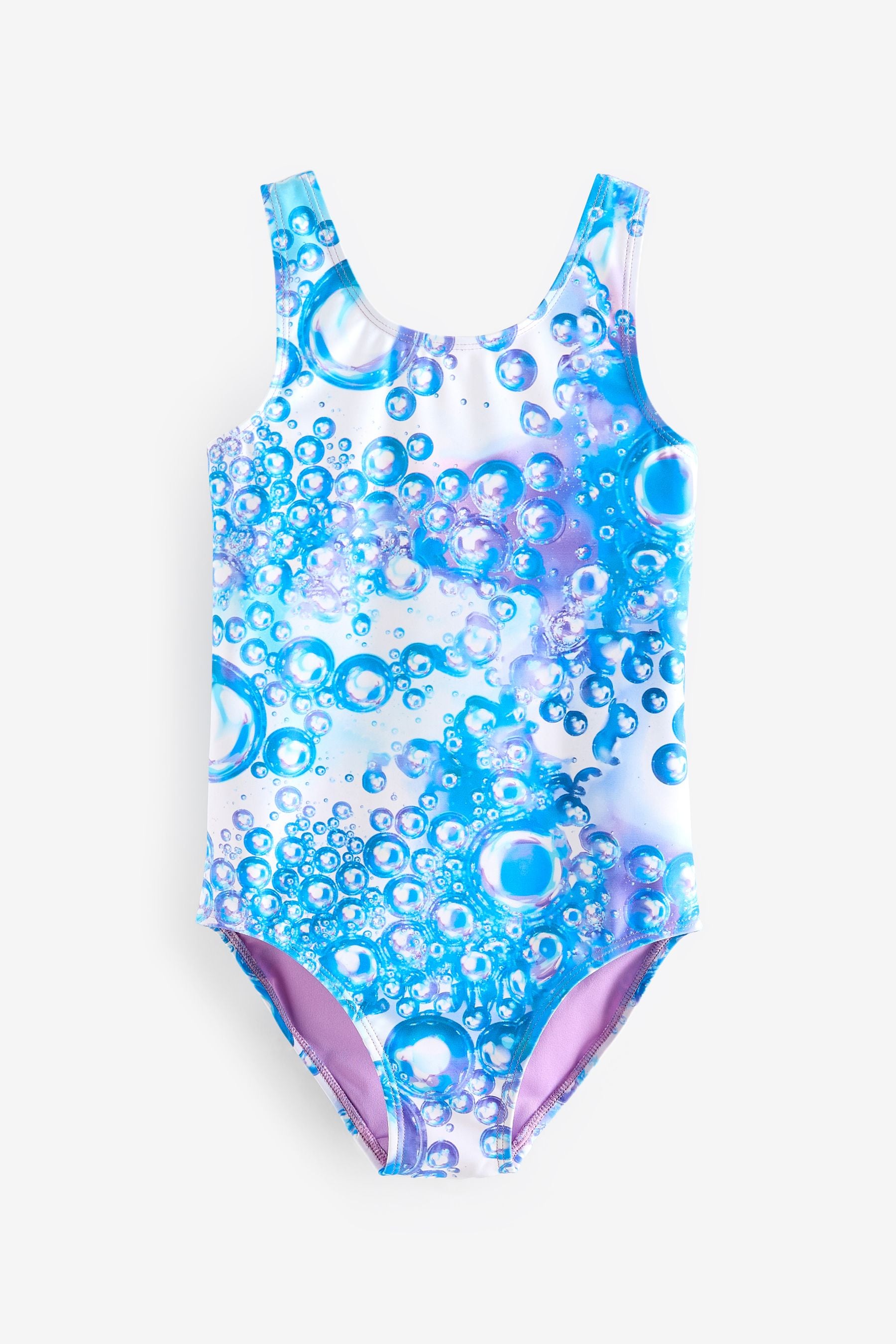 Blue Bubble Sports Swimsuit (3-16yrs)