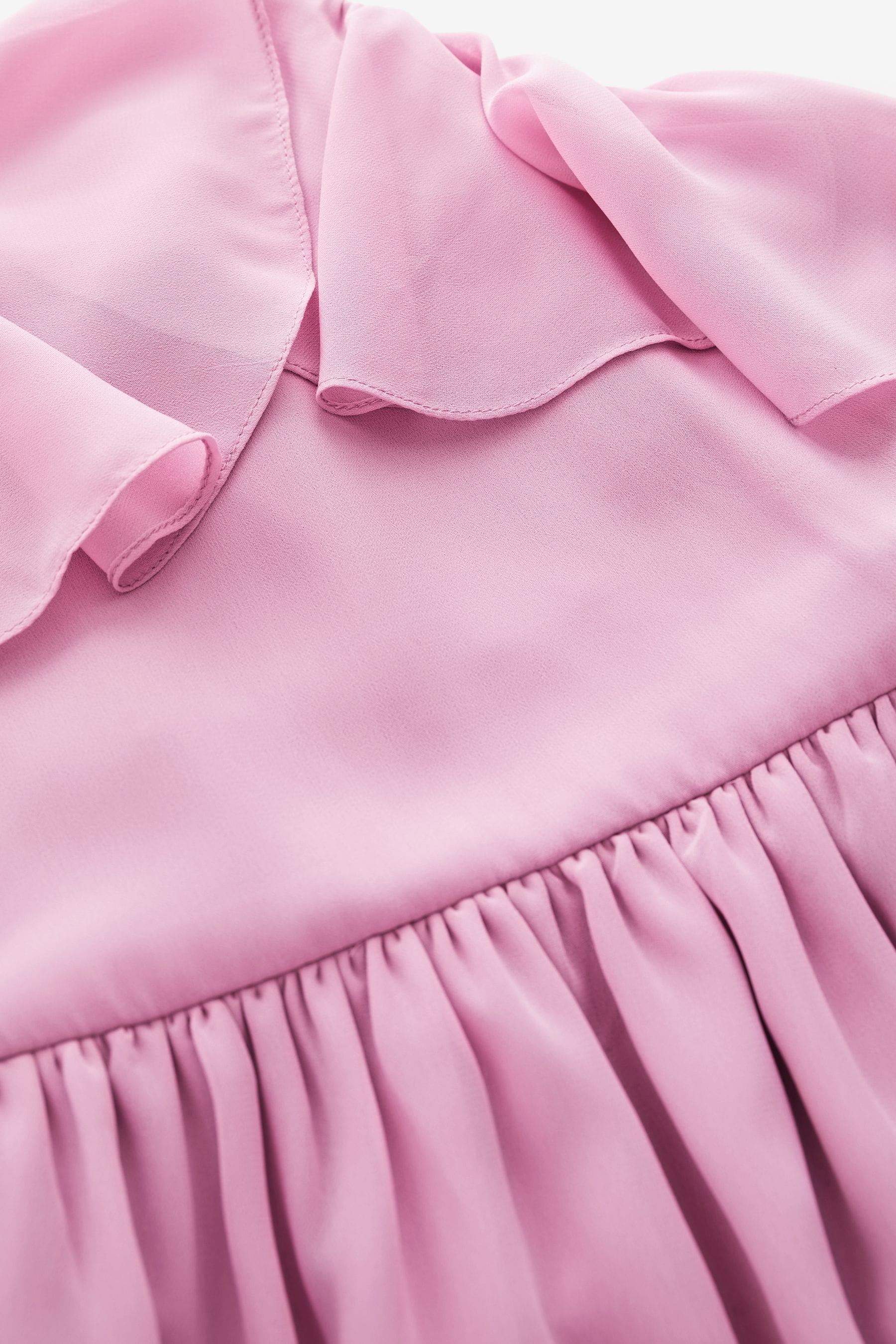 Pink Ruffle Prom Dress (6-16yrs)