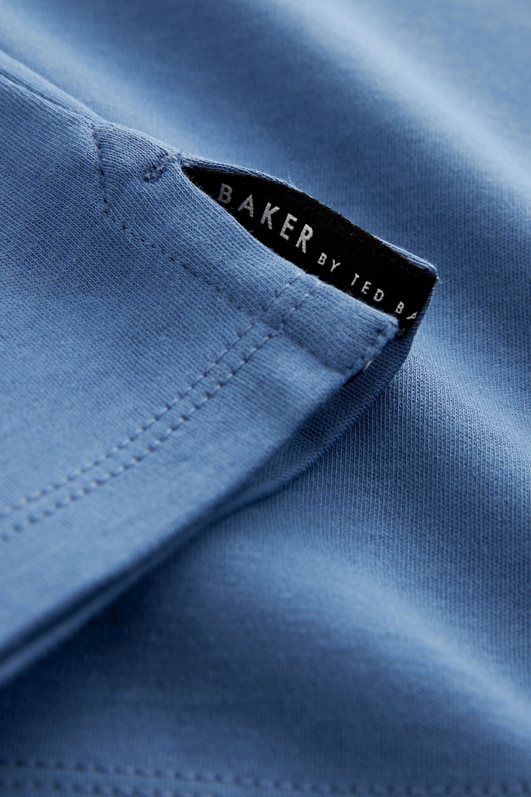 Baker by Ted Baker 100% Cotton Zip T-Shirt