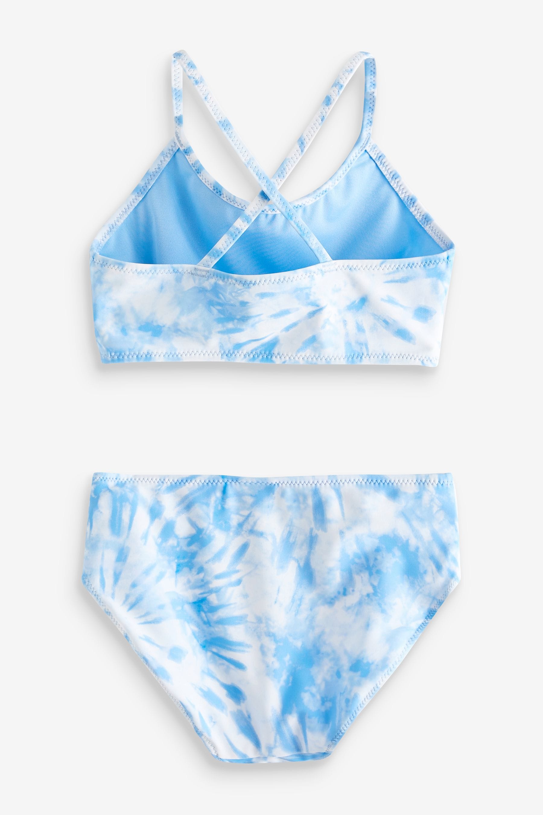 Blue Tie-Dye Bikini (3-16yrs)