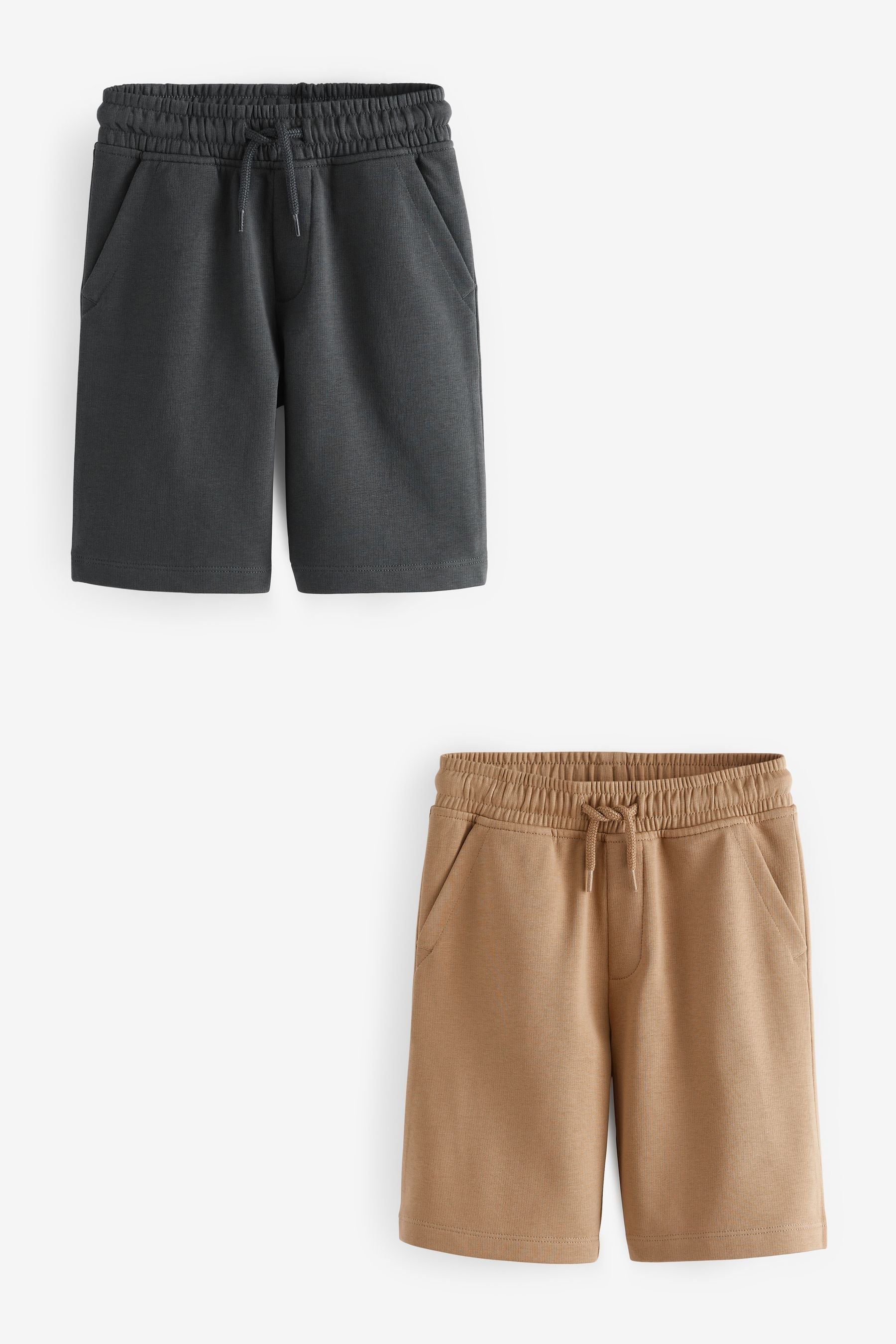 Grey/Stone Basic Jersey Shorts (3-16yrs)