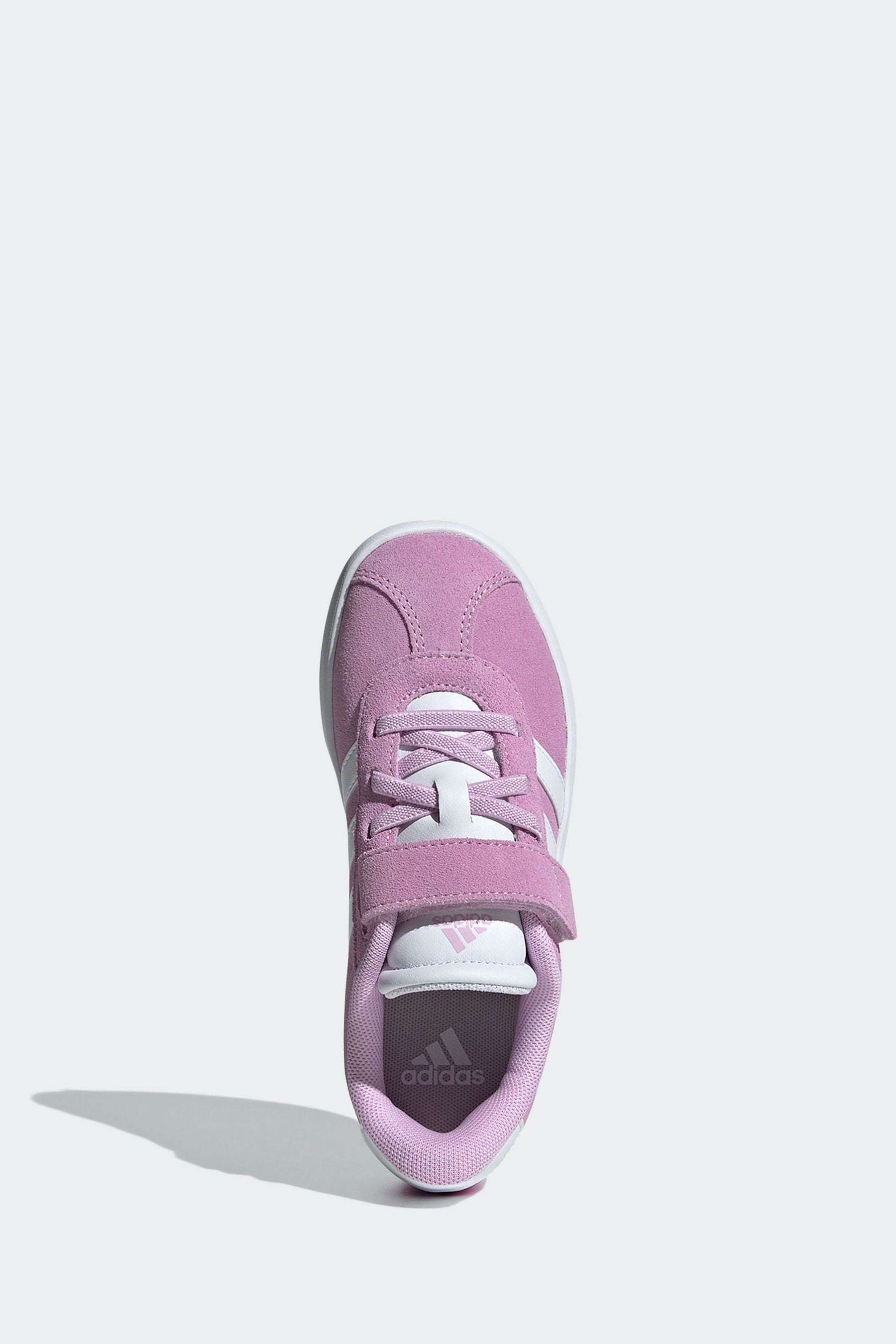 Lilac Purple adidas Kids Sportswear VL Court 3.0 Trainers