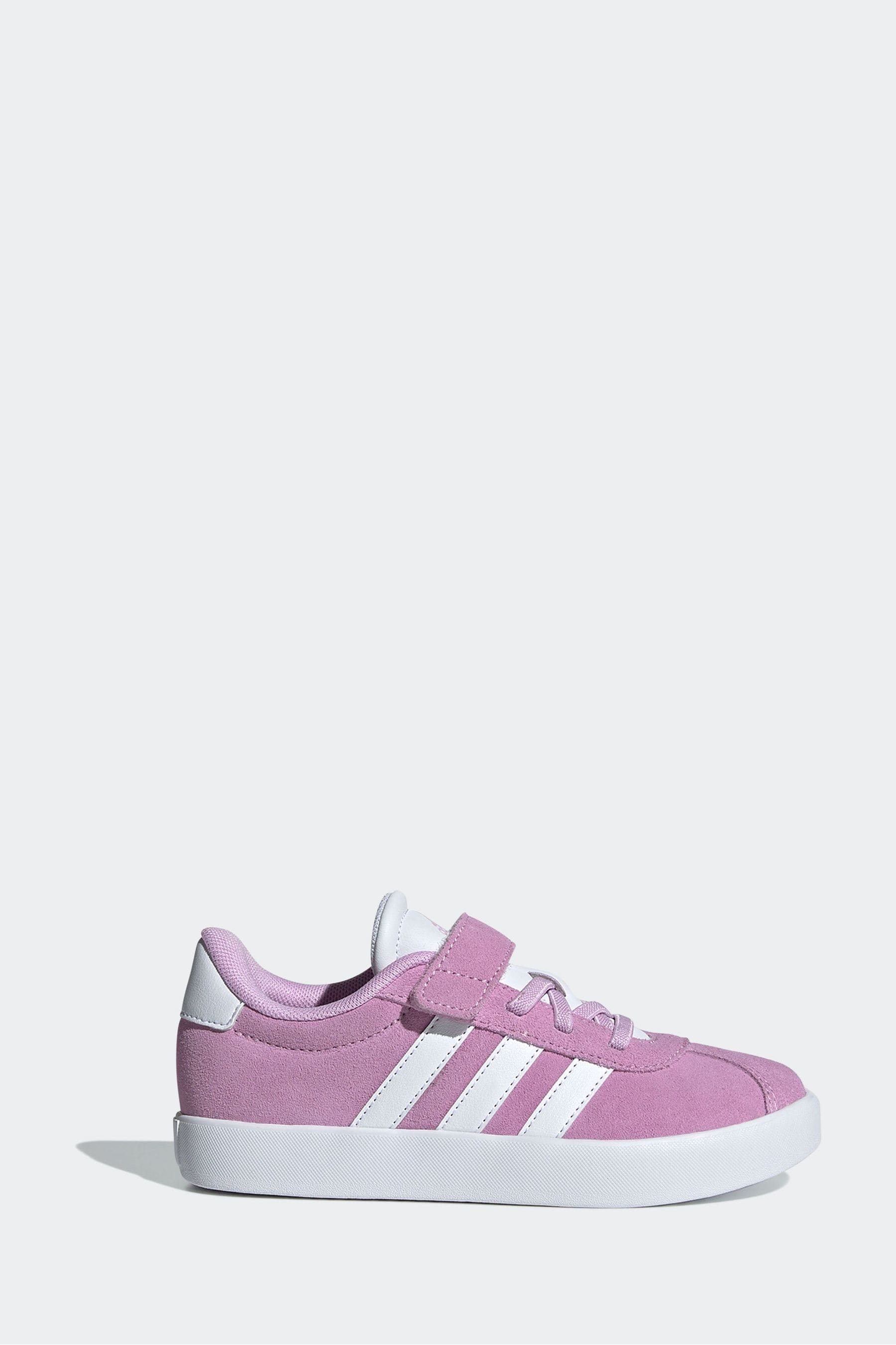 adidas Lilac Purple Kids Sportswear VL Court 3.0 Trainers