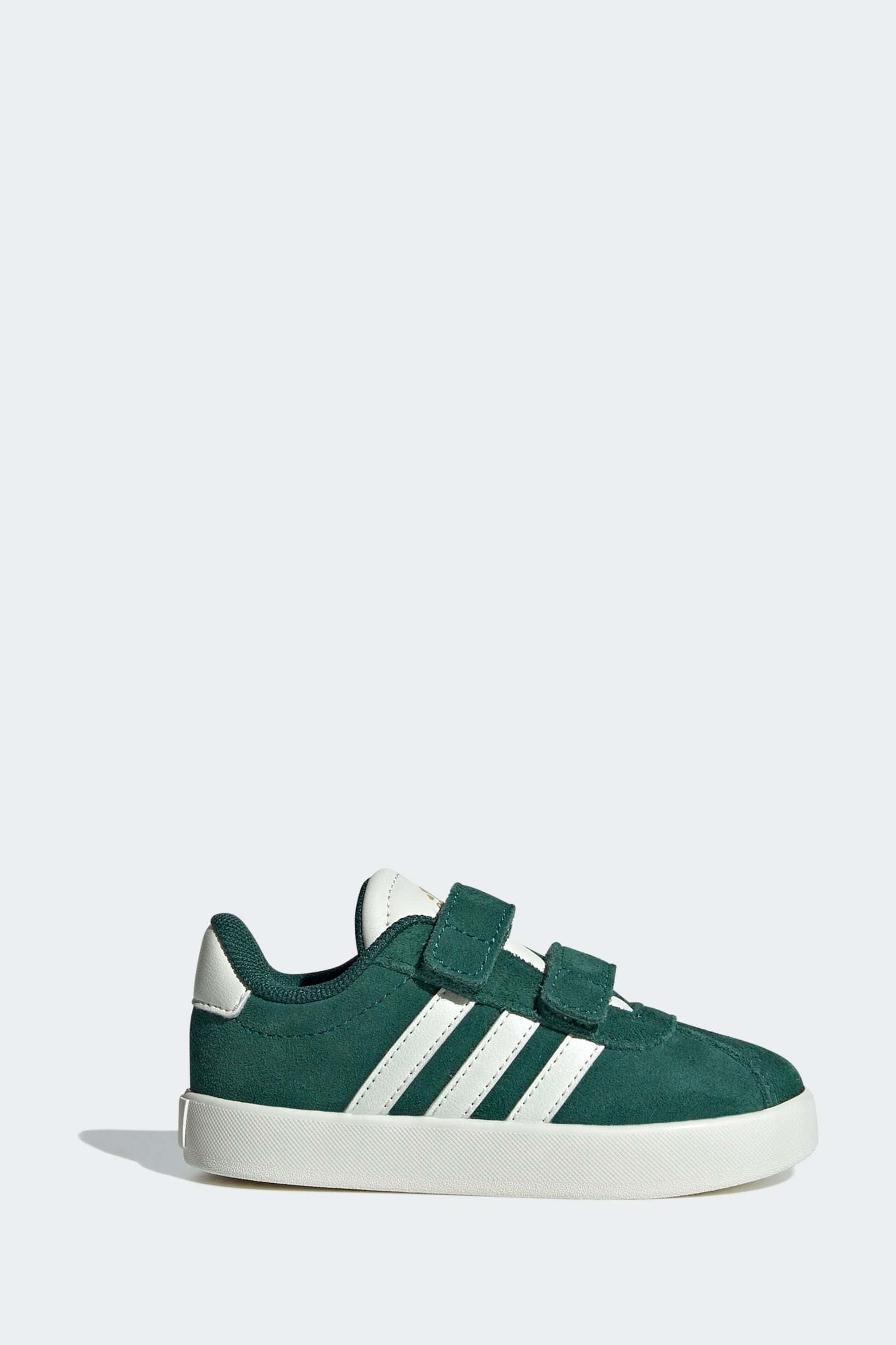 Green/White adidas VL Court 3.0 Shoes